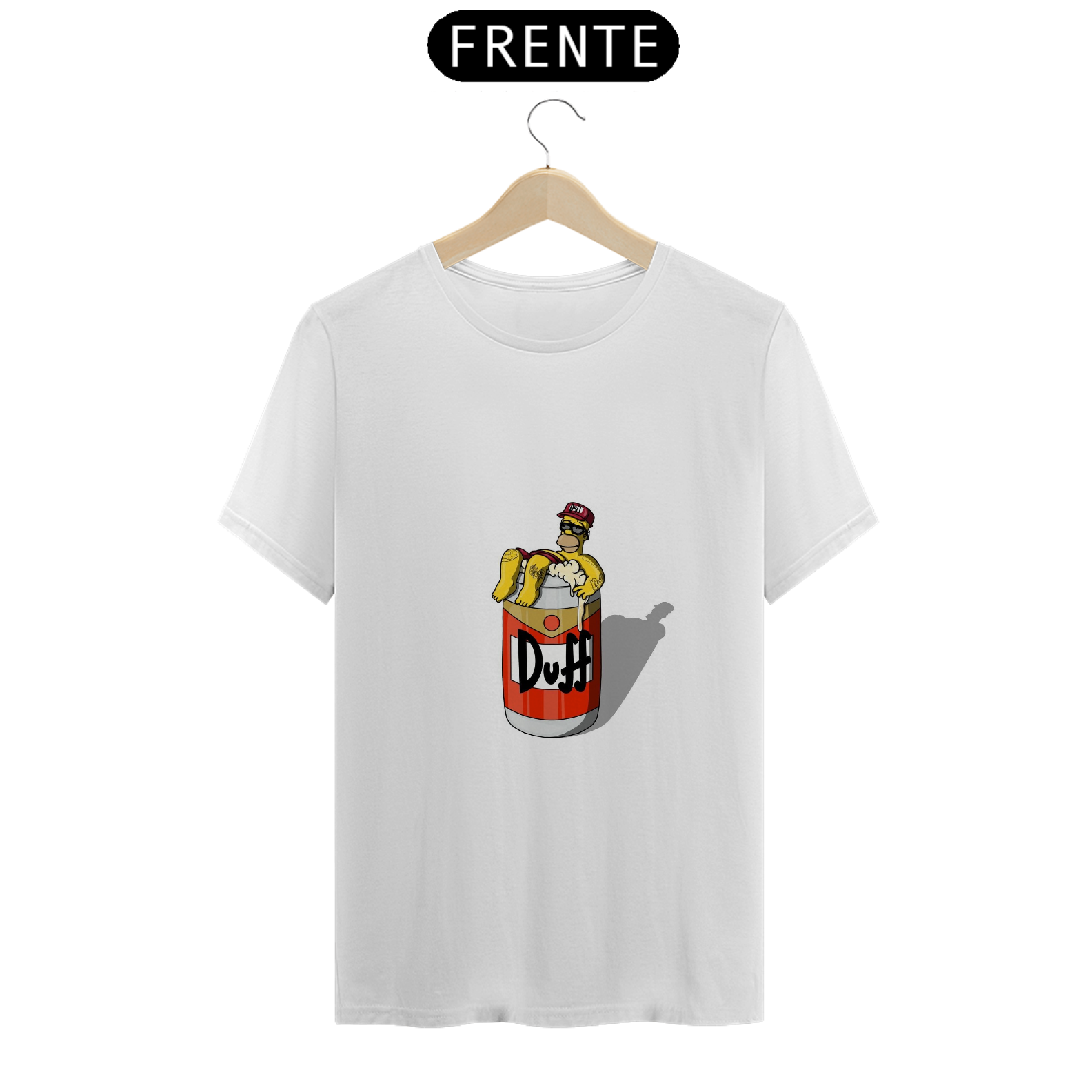 CAMISETA COM ARTE DUFF