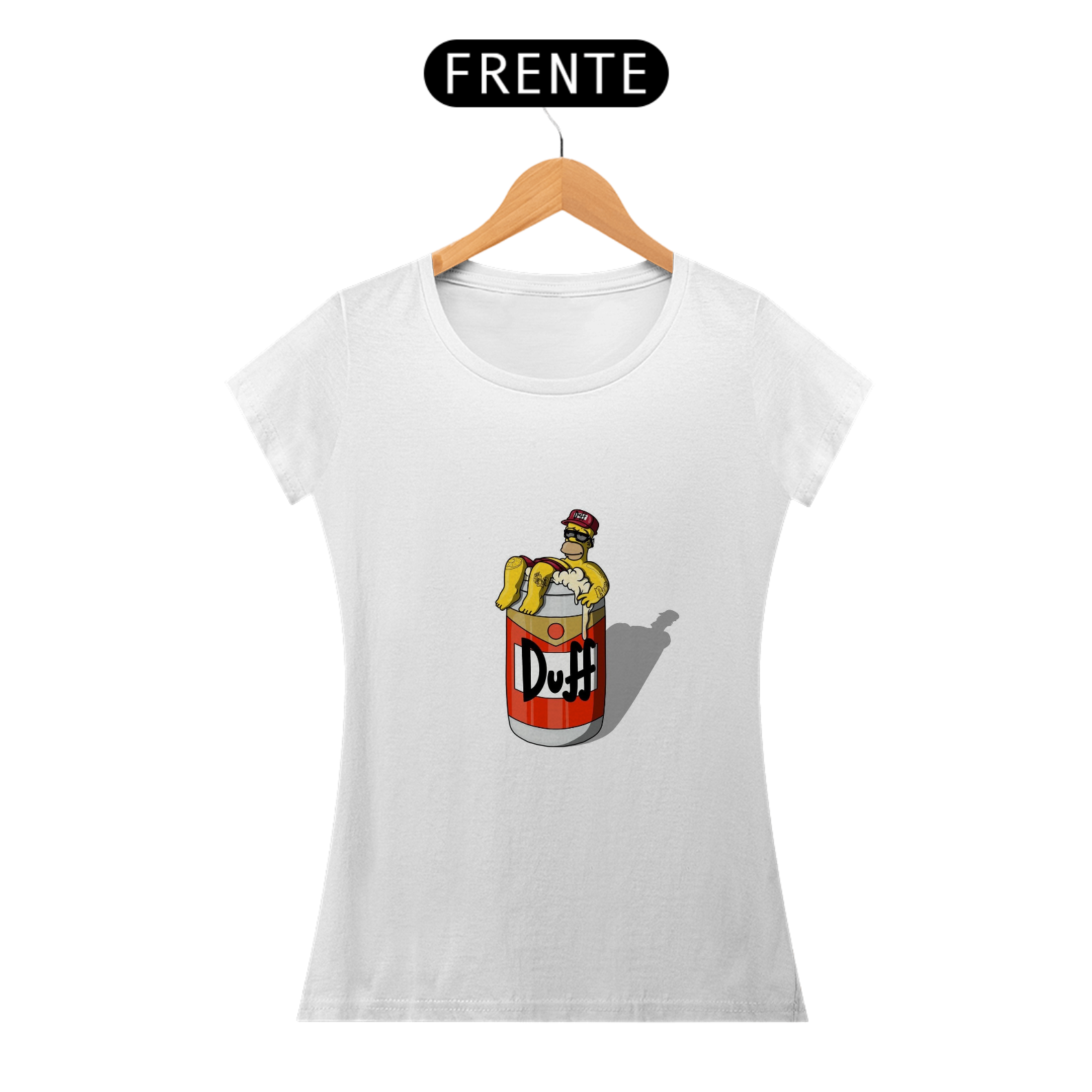 CAMISETA COM ARTE DUFF