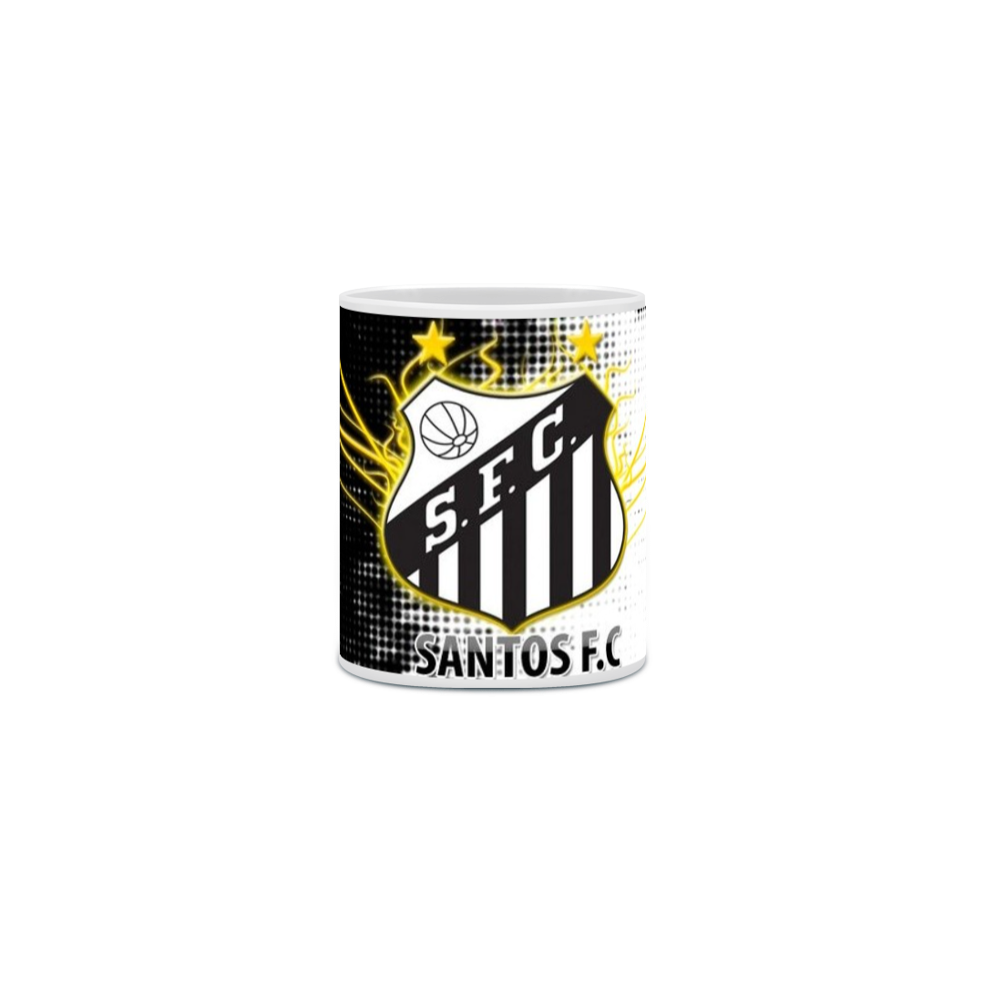 Caneca Porcelana Santos F C 