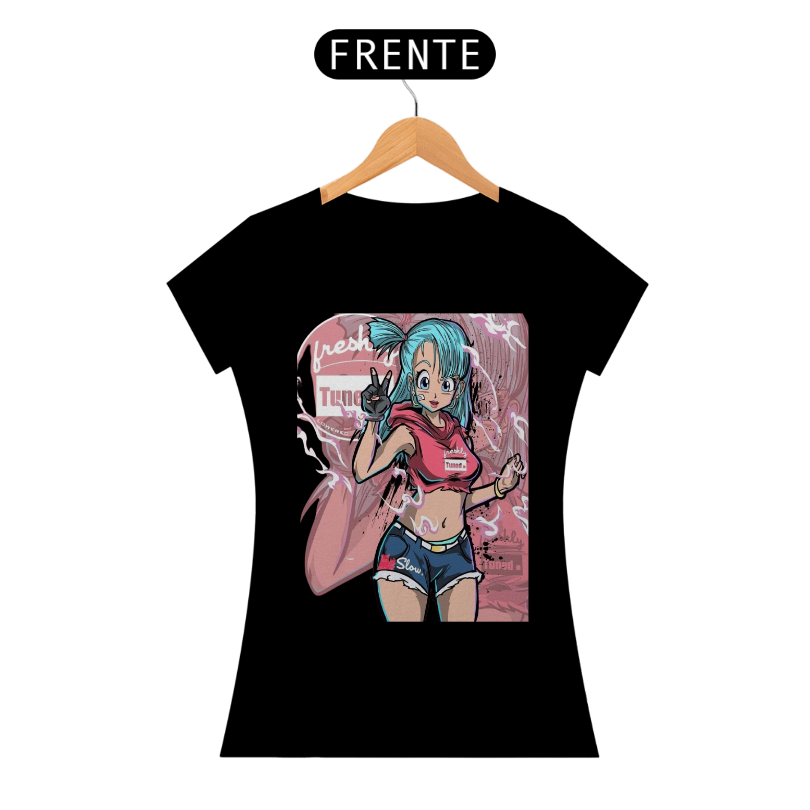 Camisa Bulma - Dragon Ball Z