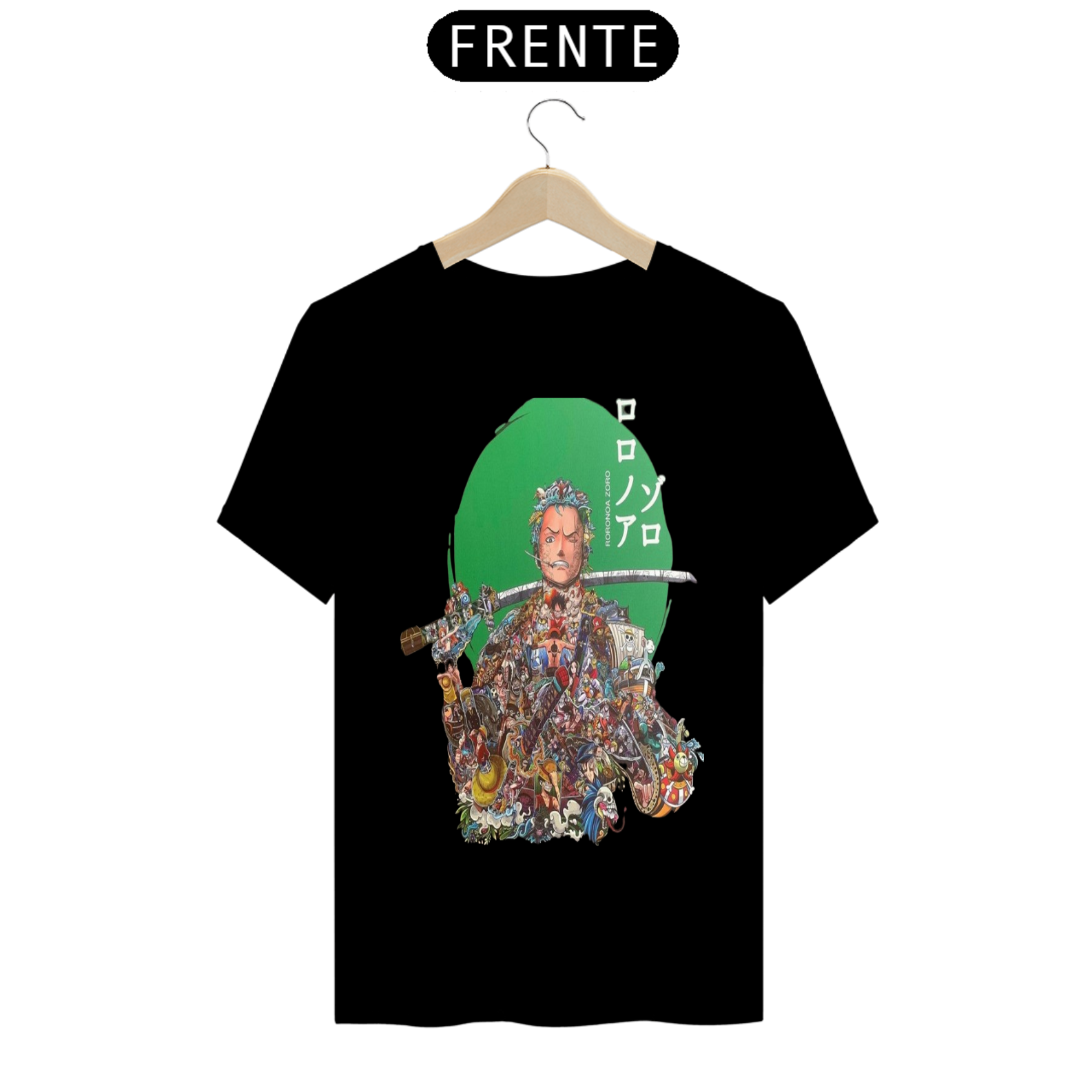 Camisa Roronoa Zoro Art - One Piece