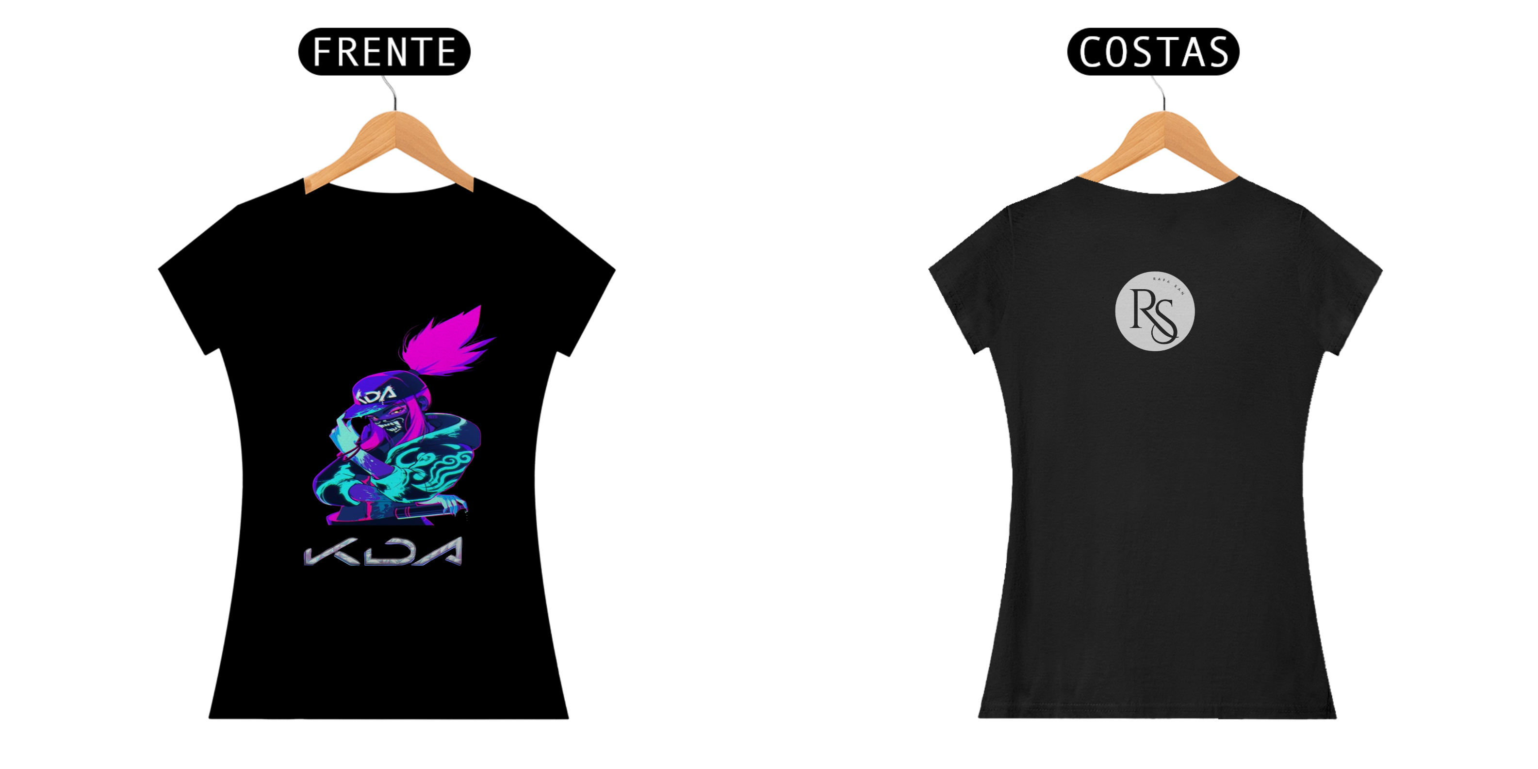 Camisa Akali KDA - League Of Legeds