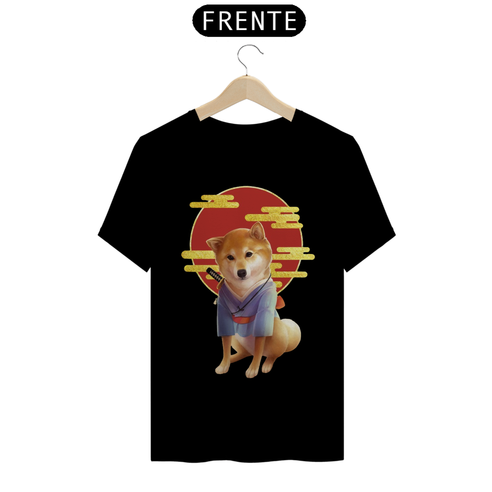 camisa Shiba Inu - versão masculina