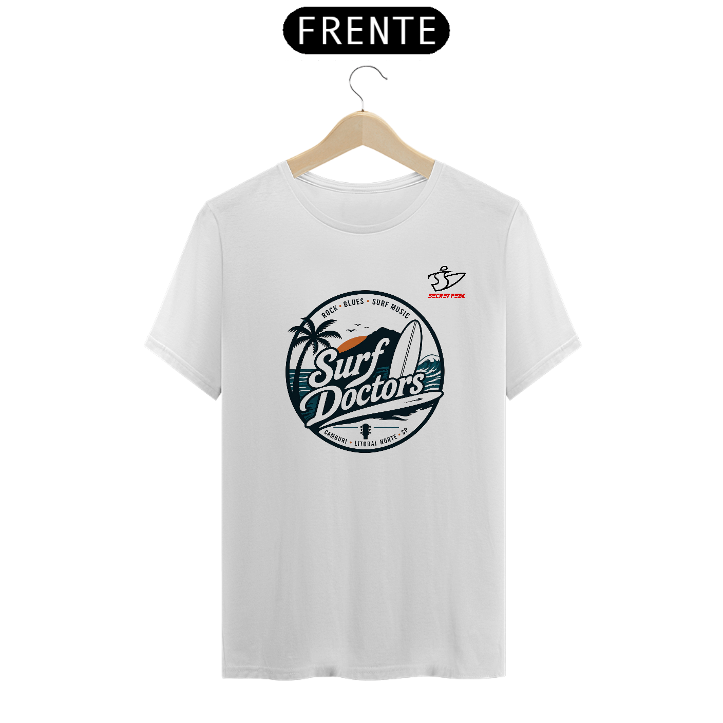 CAMISETA SECRET PEAK X SURF DOCTORS BAND
