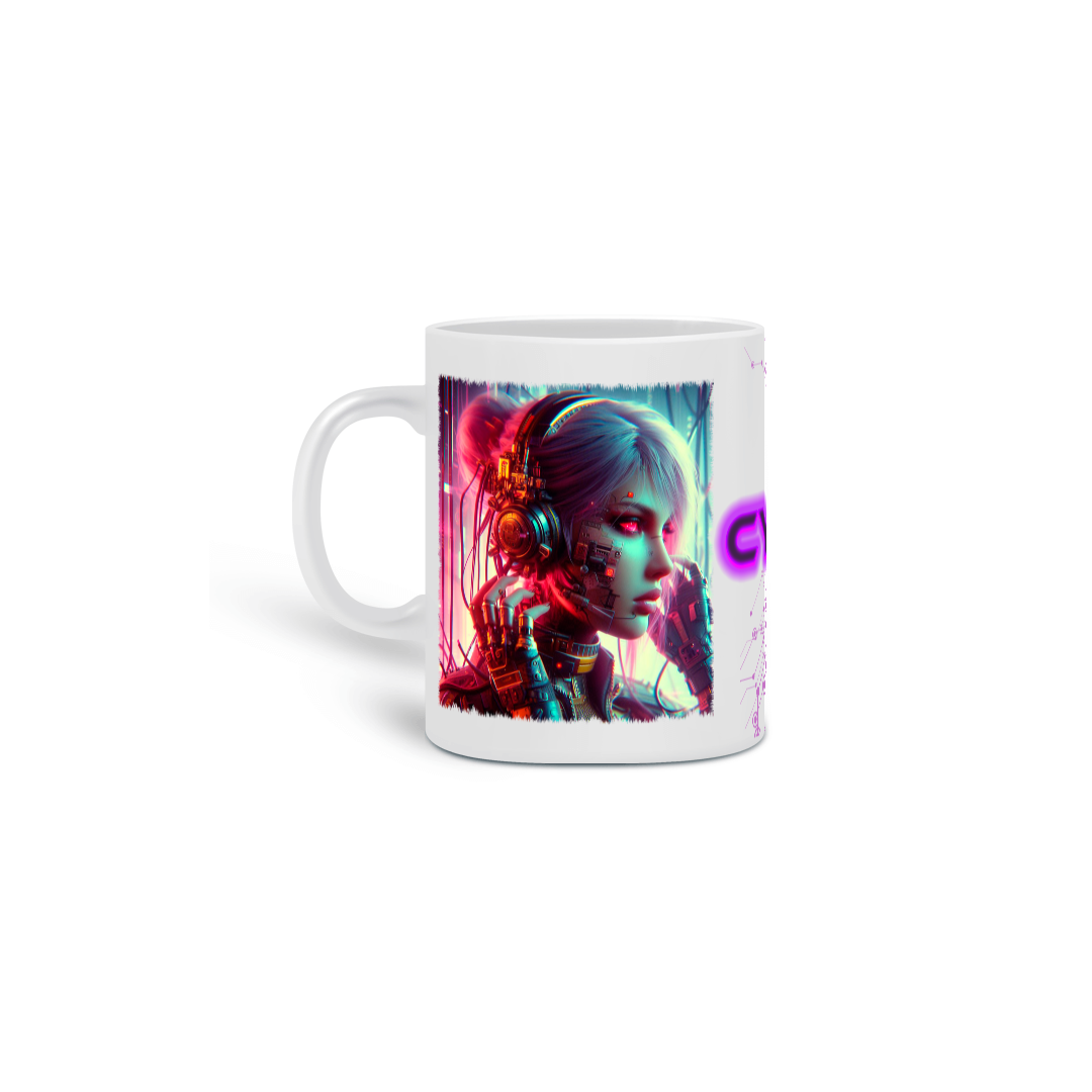 Caneca - Cyberpunk Android