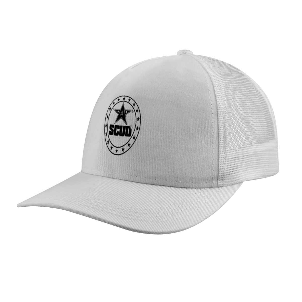 Bone americano SCUD logo Star - cor: branco