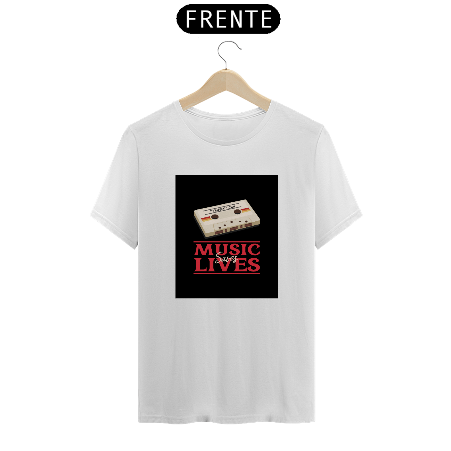 Camiseta Music saves 