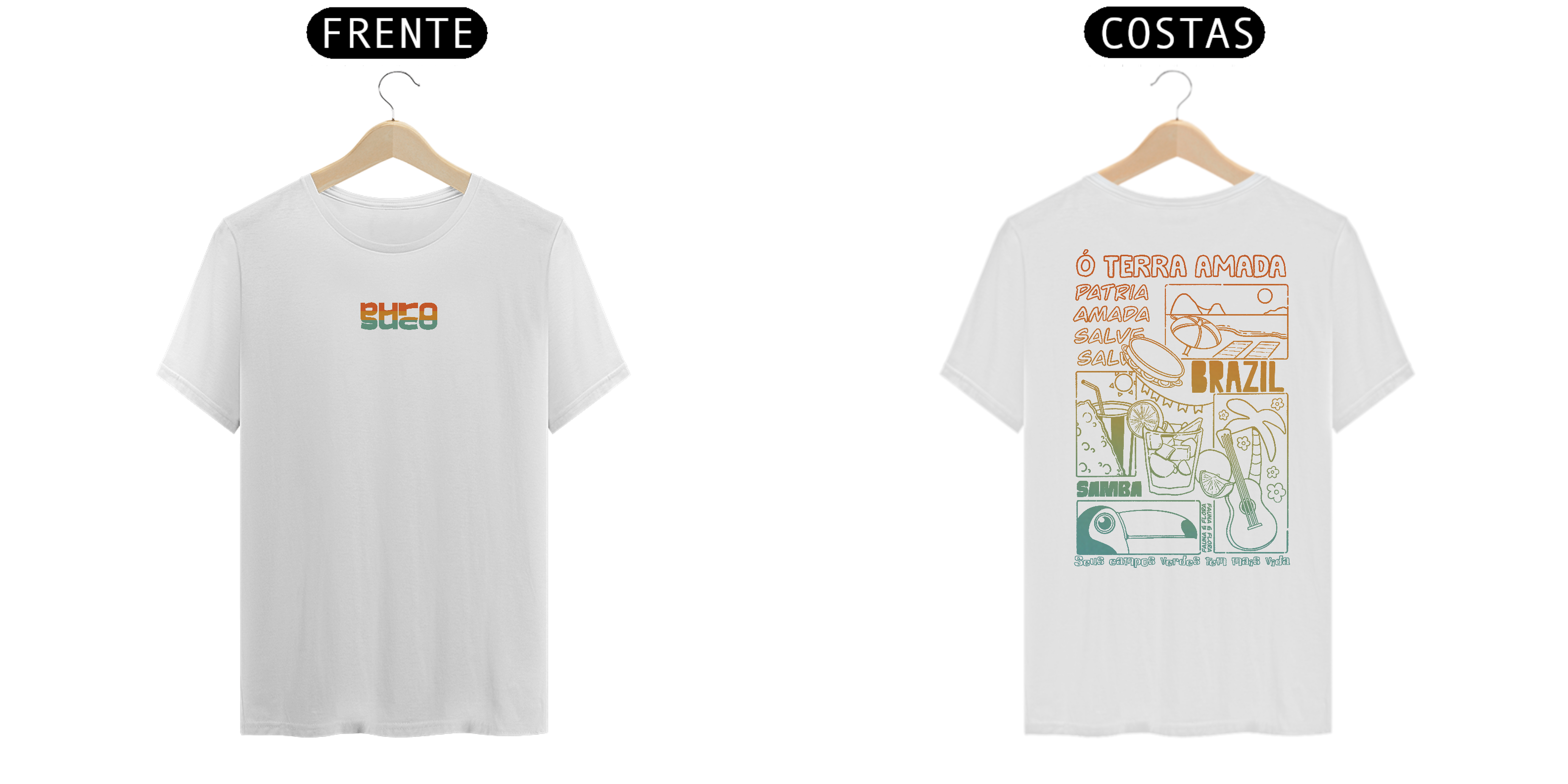 Brasilidade - estampa colorida 