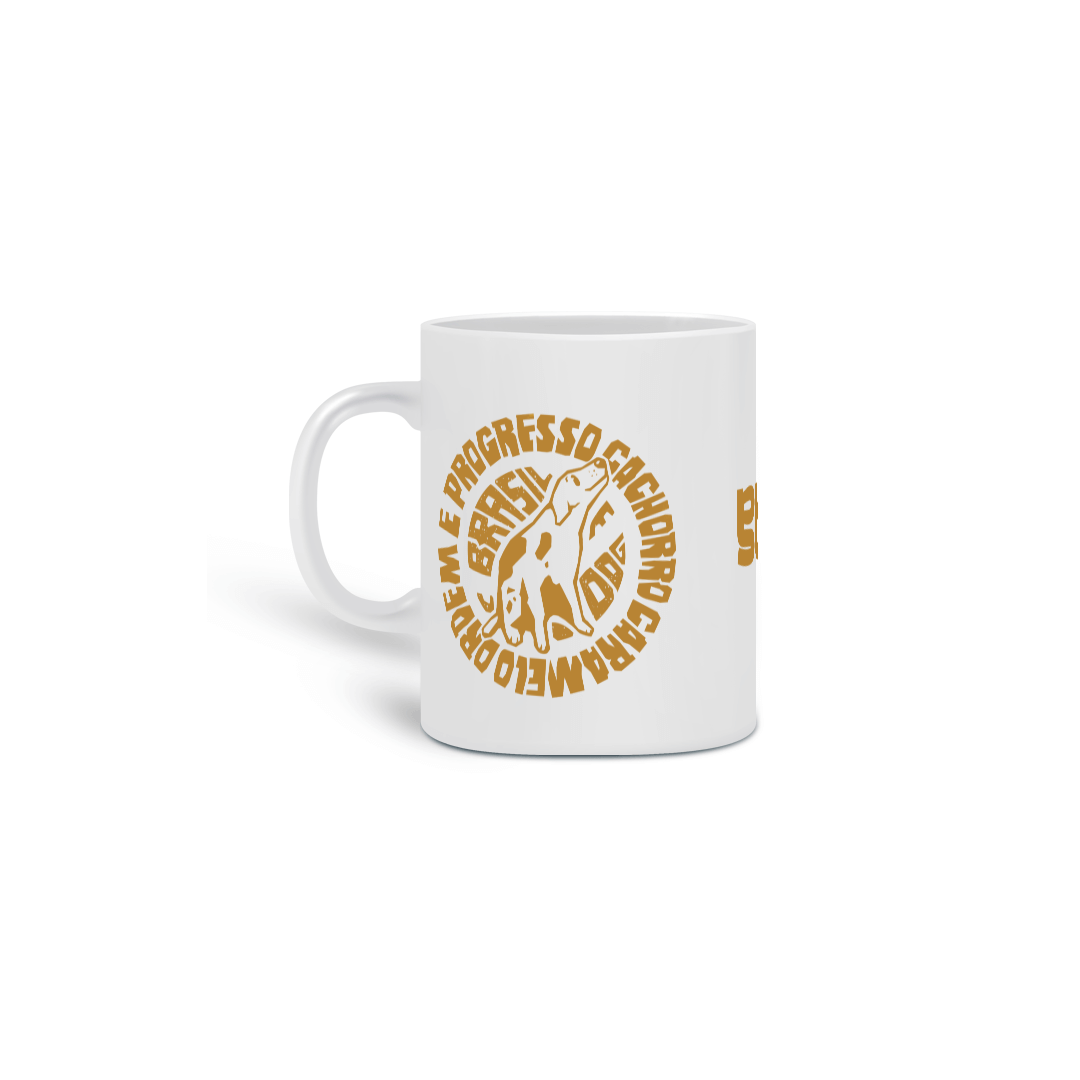 Cachorro caramelo e progresso