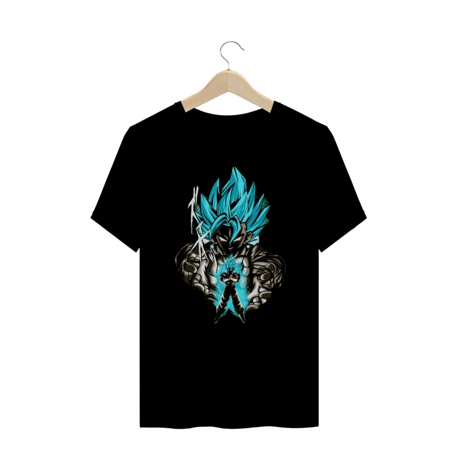 Camisa T-shirt Plus Size - Vegetto Blue ( Dragon Ball Z)