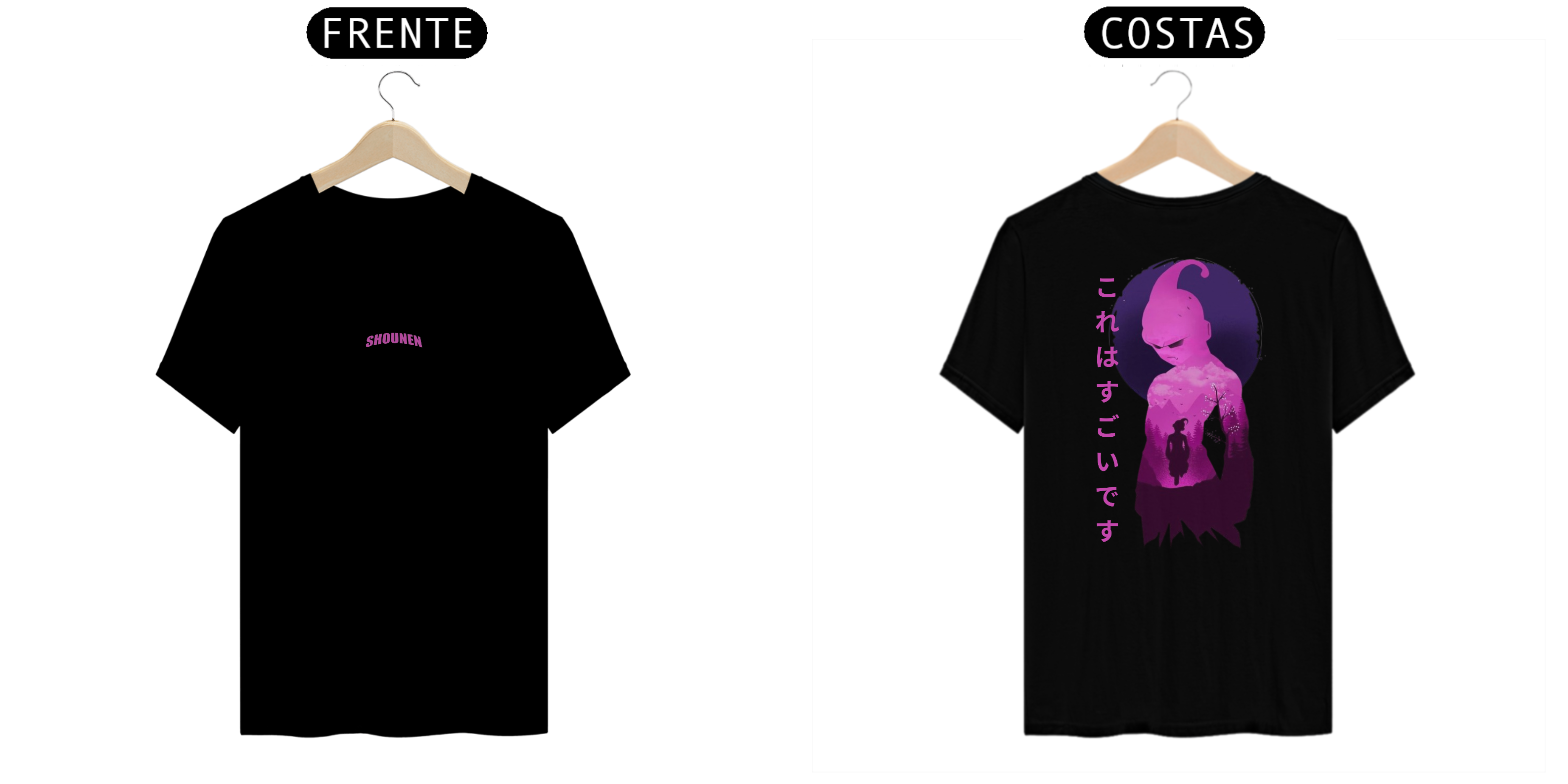 Camisa T-shirt Premiun - Majin Boo ( Dragon Ball Z)