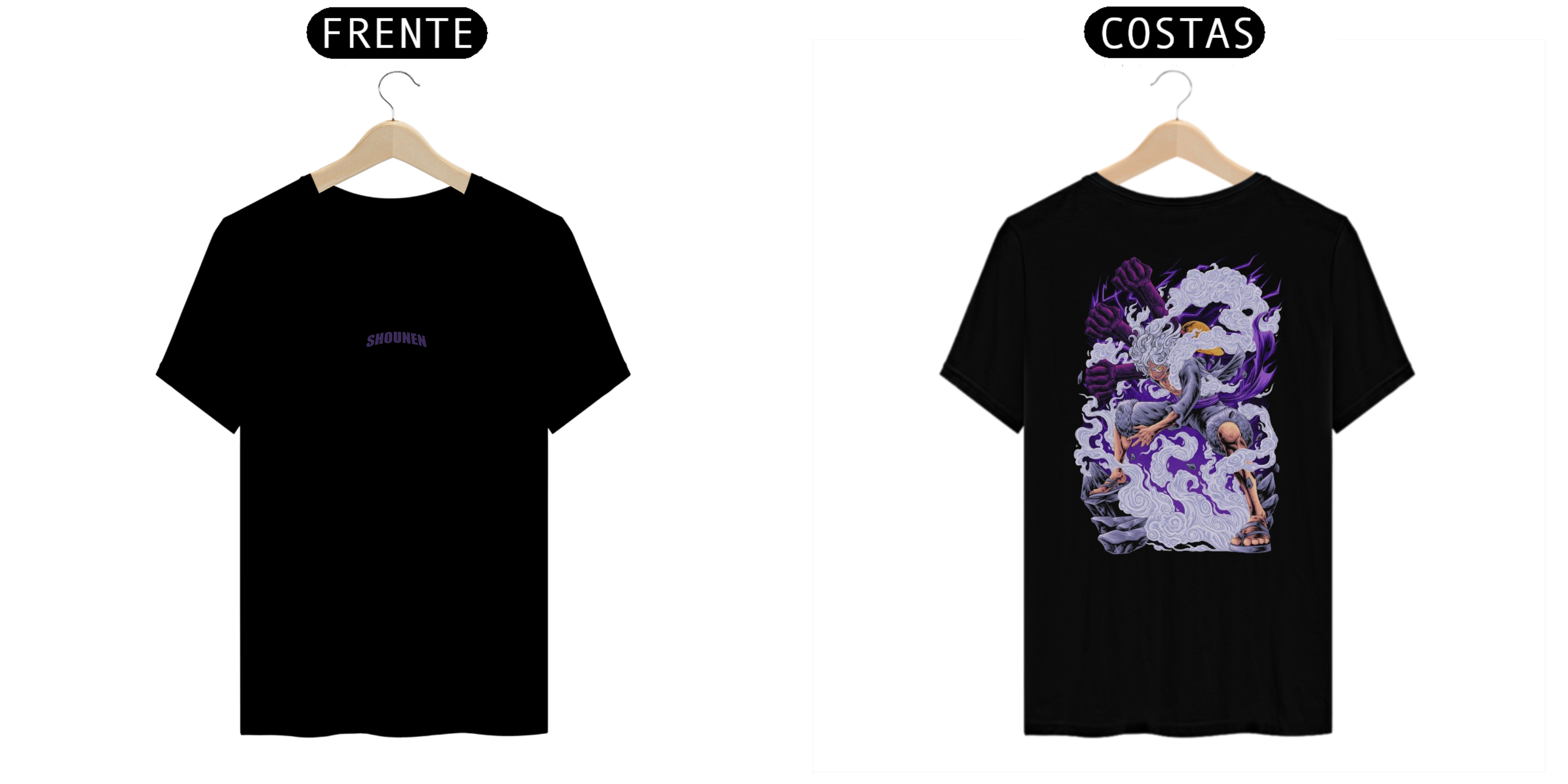 Camisa T-shirt Premiun - Luffy Gear 5 (One Piece)