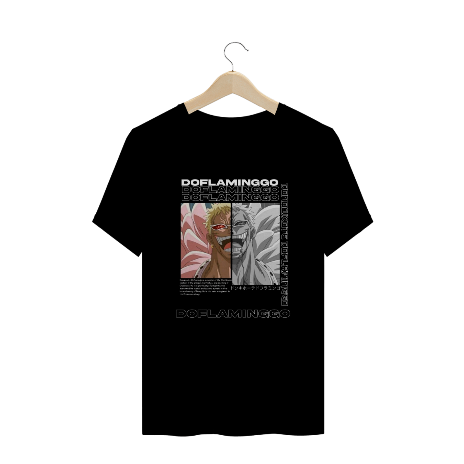 Camisa T-shirt Plus Size - Doflamingo (One Piece)