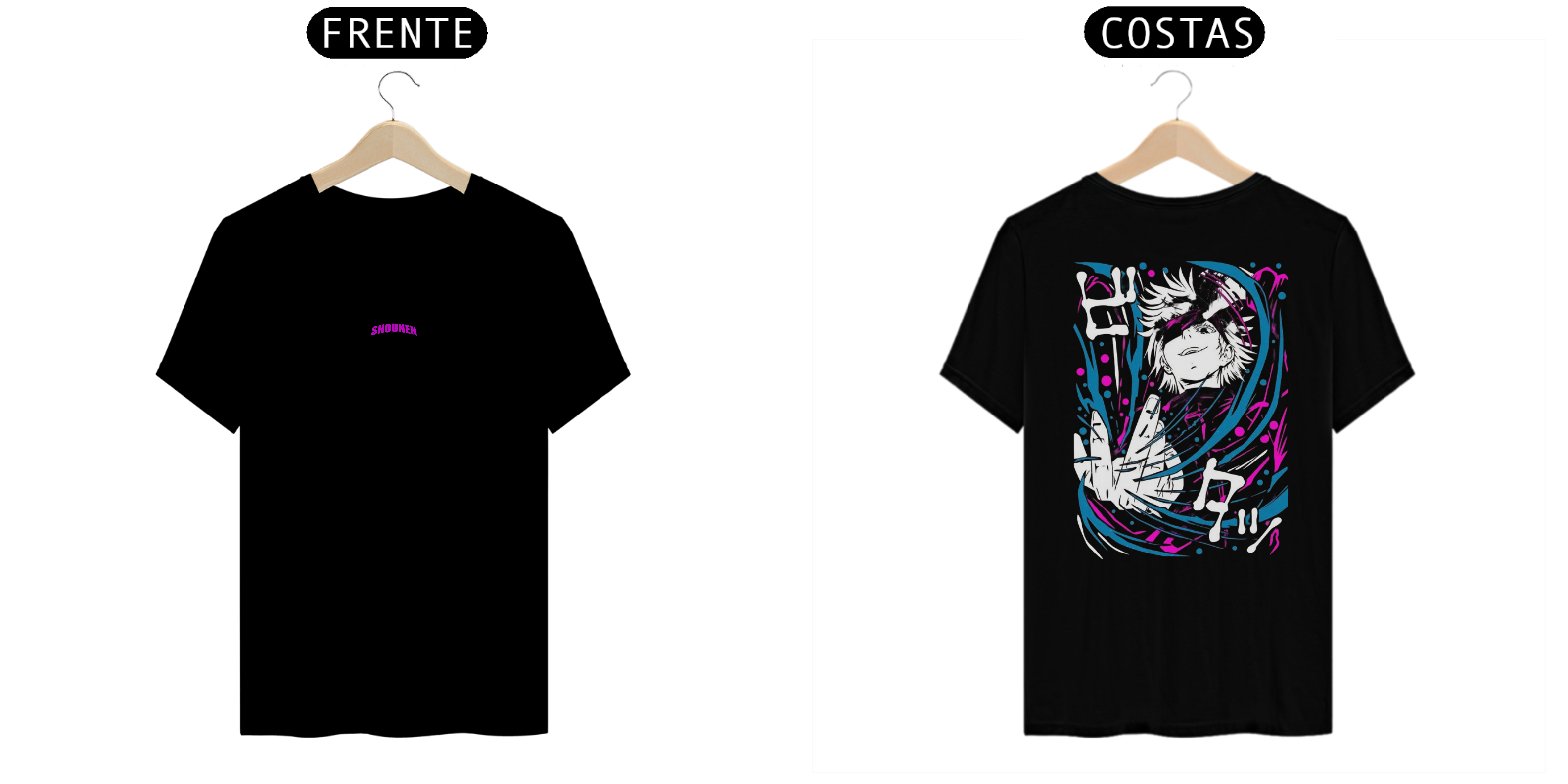 Camisa T-shirt Premiun - Saturo Gojo (Jujutsu Kaisen)