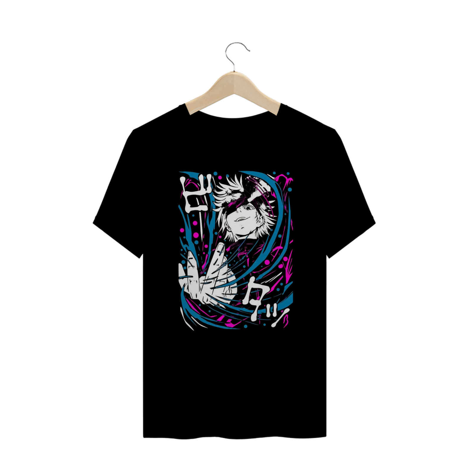 Camisa T-shirt Plus Size - Satoru Gojo ( Jujutsu Kaisen)