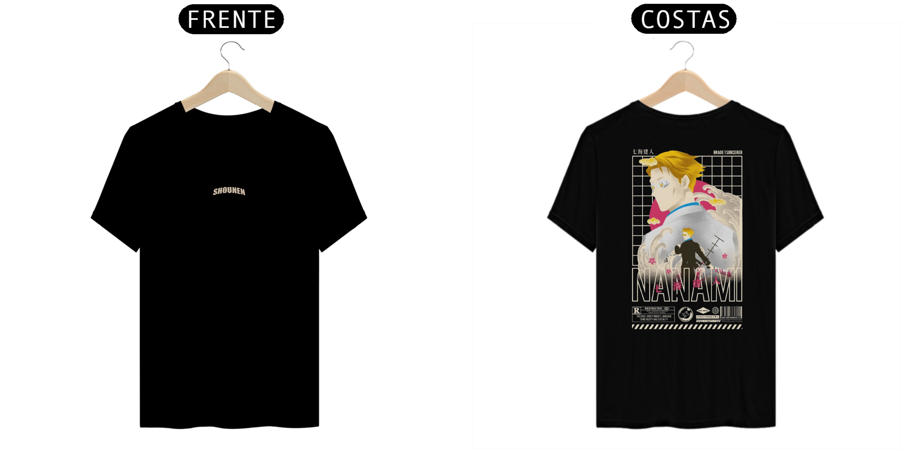 Camisa T-shirt Premiun -Kento Nanami ( Jujutsu Kaisen )