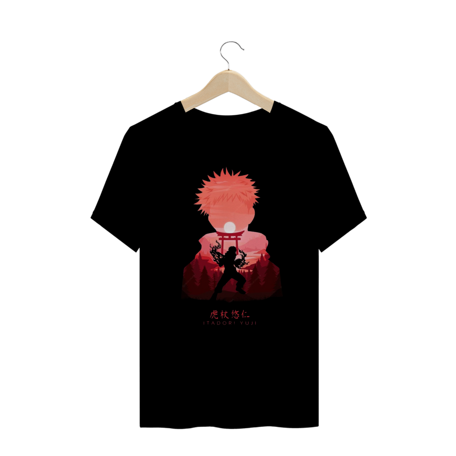 Camisa T-shirt Plus Size - Yuji Itadori (Jujutsu Kaisen)