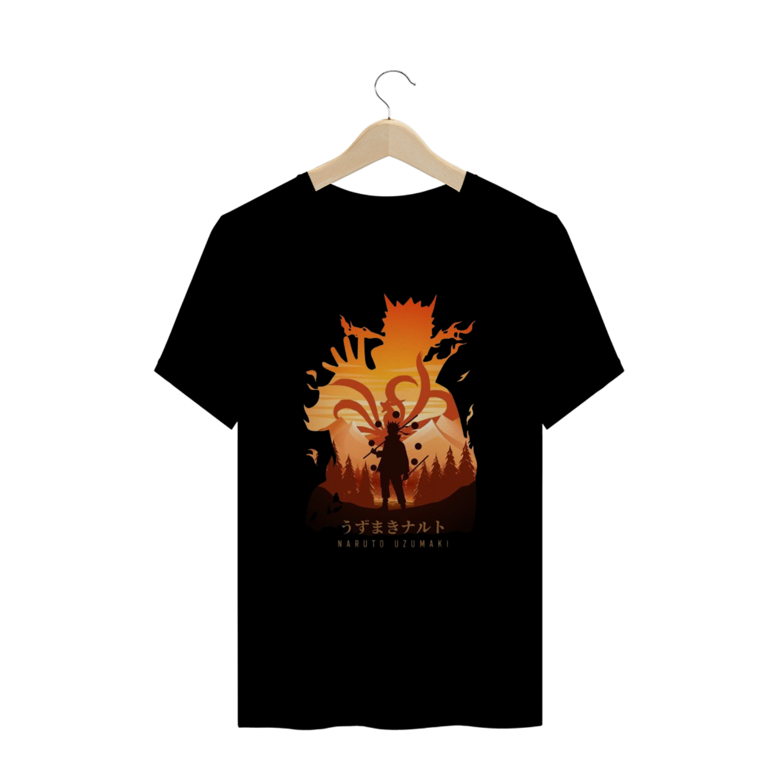 Camisa T-shirt Plus Size - Naruto Uzumaki ( Naruto)