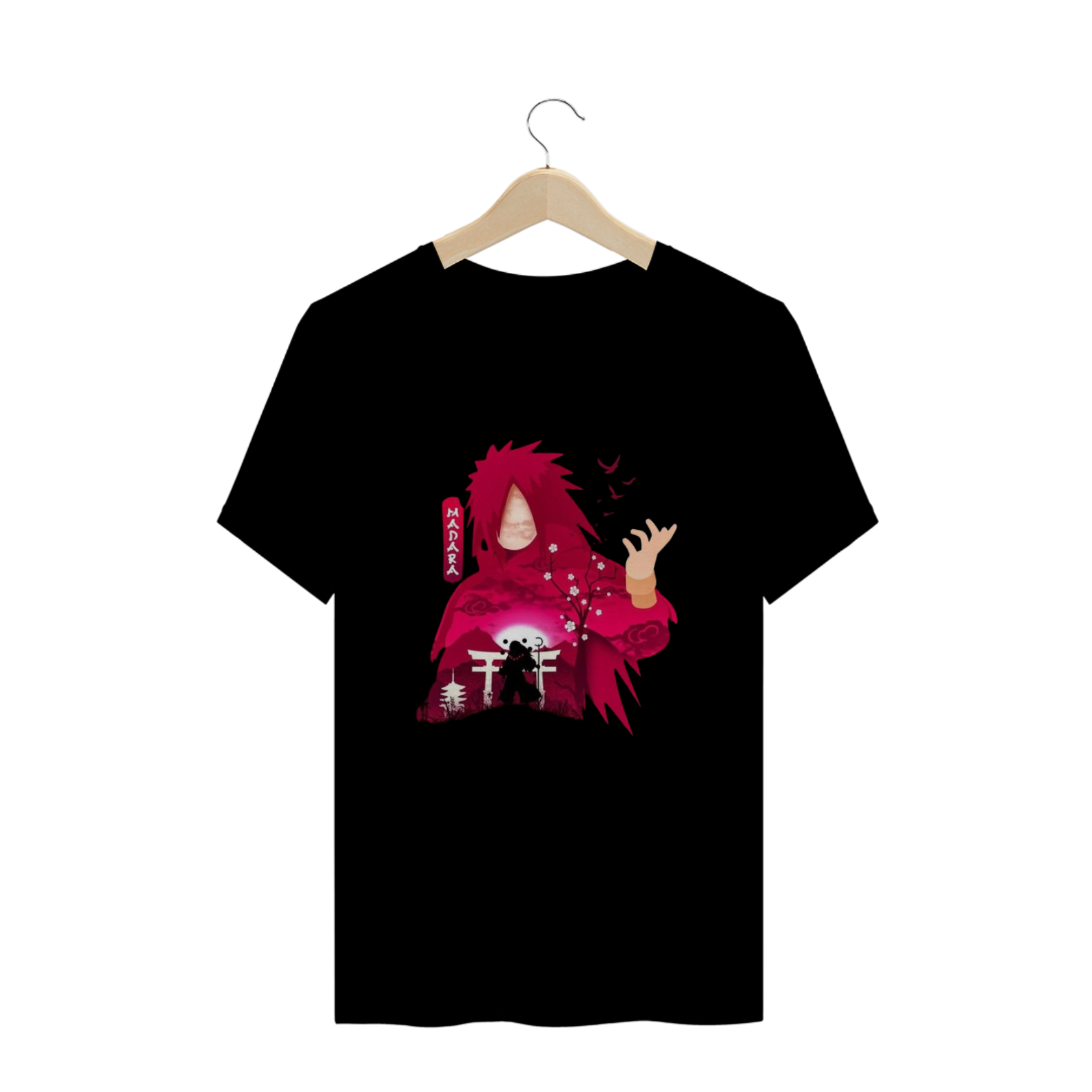 Camisa T-shirt Plus Size - Madara Uchiha ( Naruto)