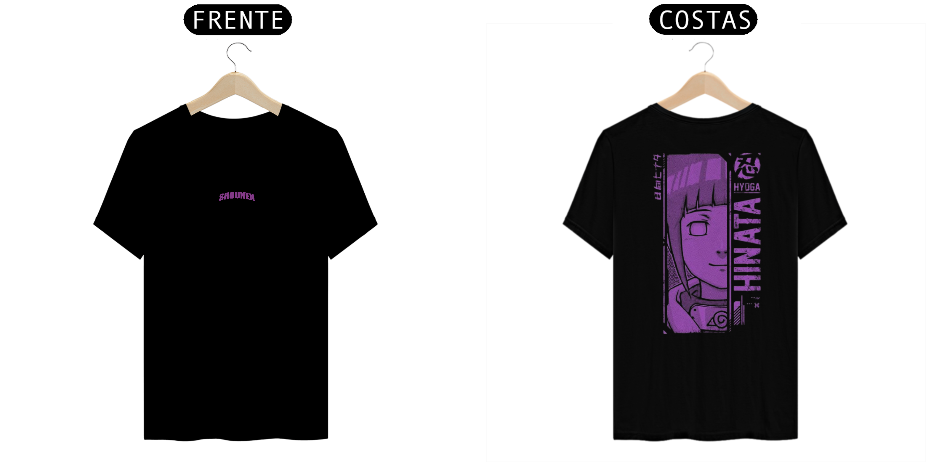 Camisa T-shirt Premiun - Hinata Hyuga ( Naruto)