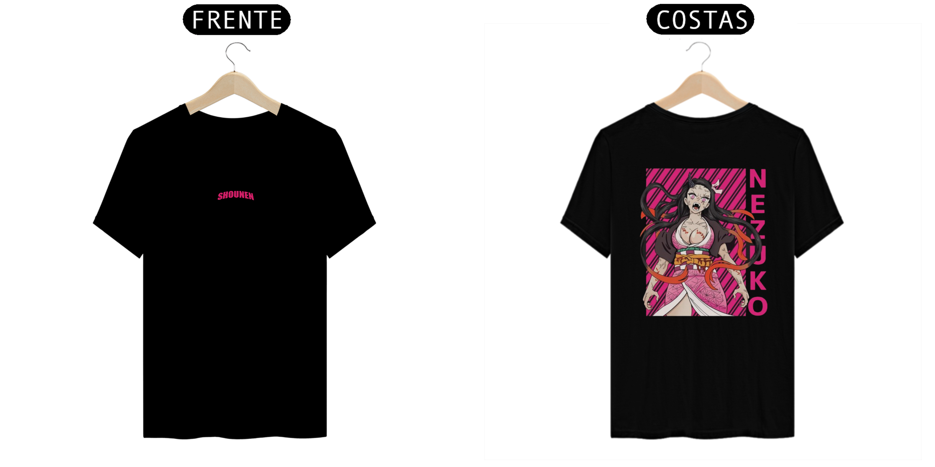 Camisa T-shirt Premiun - Nezuko (kimetsu no yaiba)