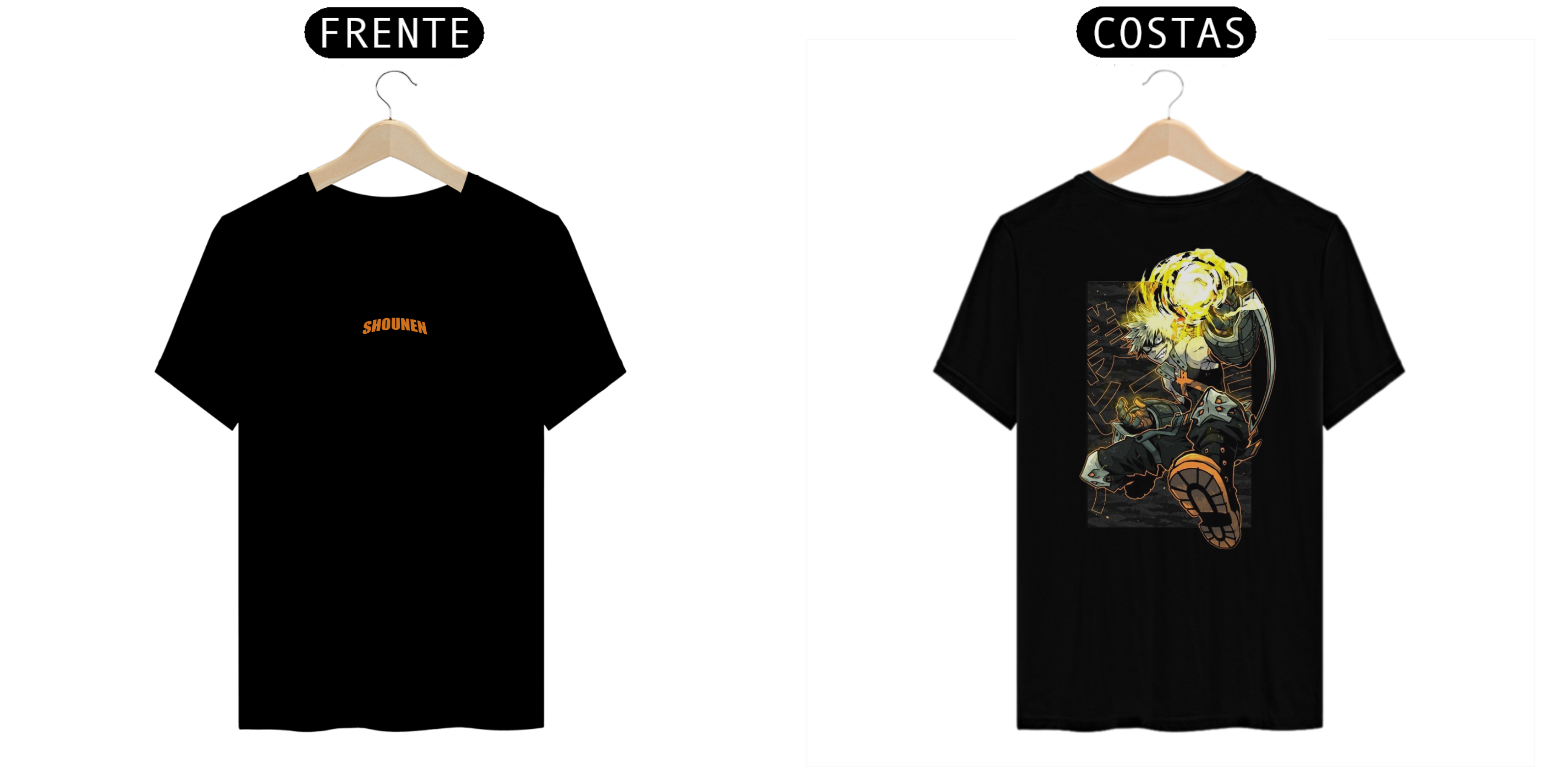 Camisa T-shirt Premiun - Bakugo (My Hero Academia)