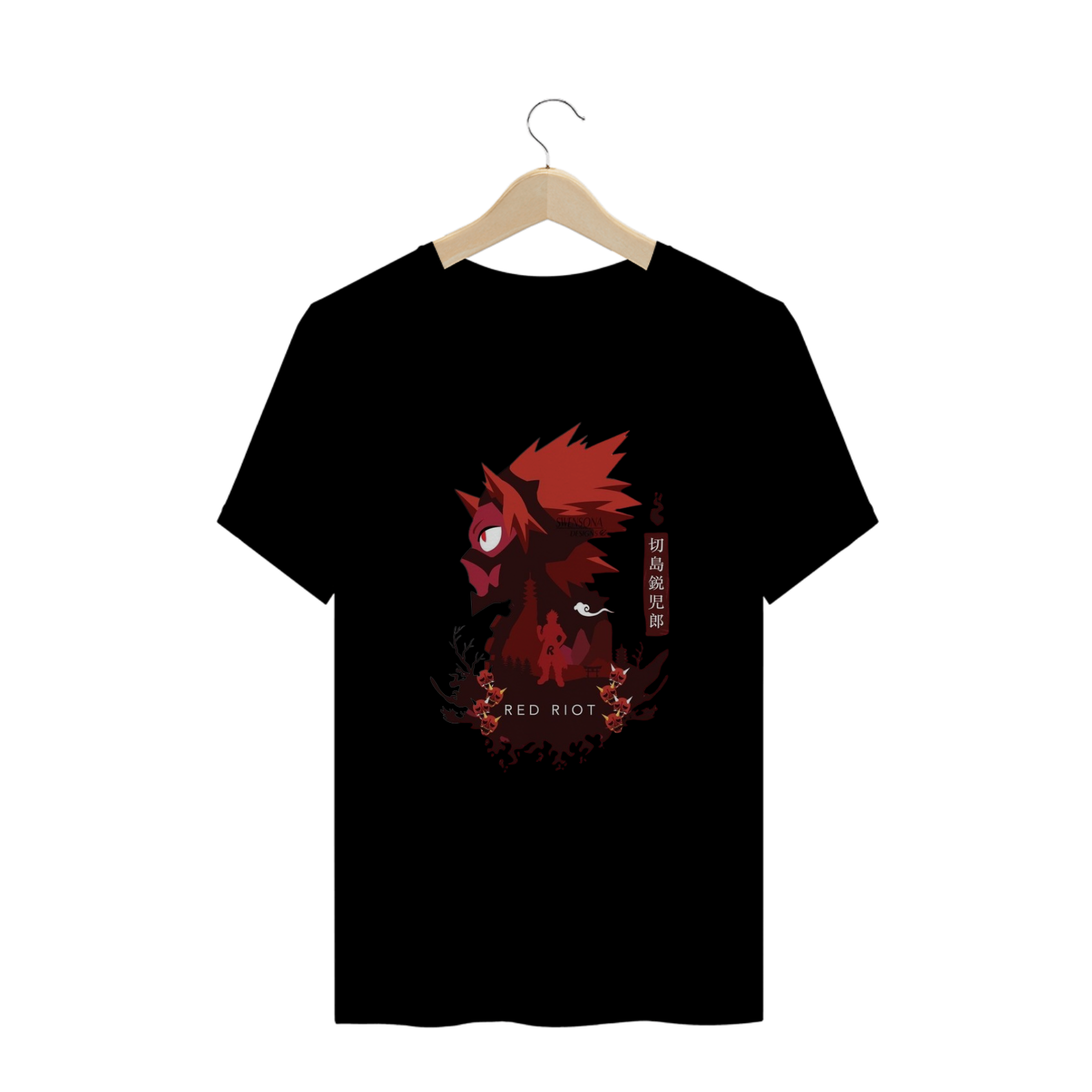 Camisa T-shirt Plus Size - Kirishima (My Hero Academia)