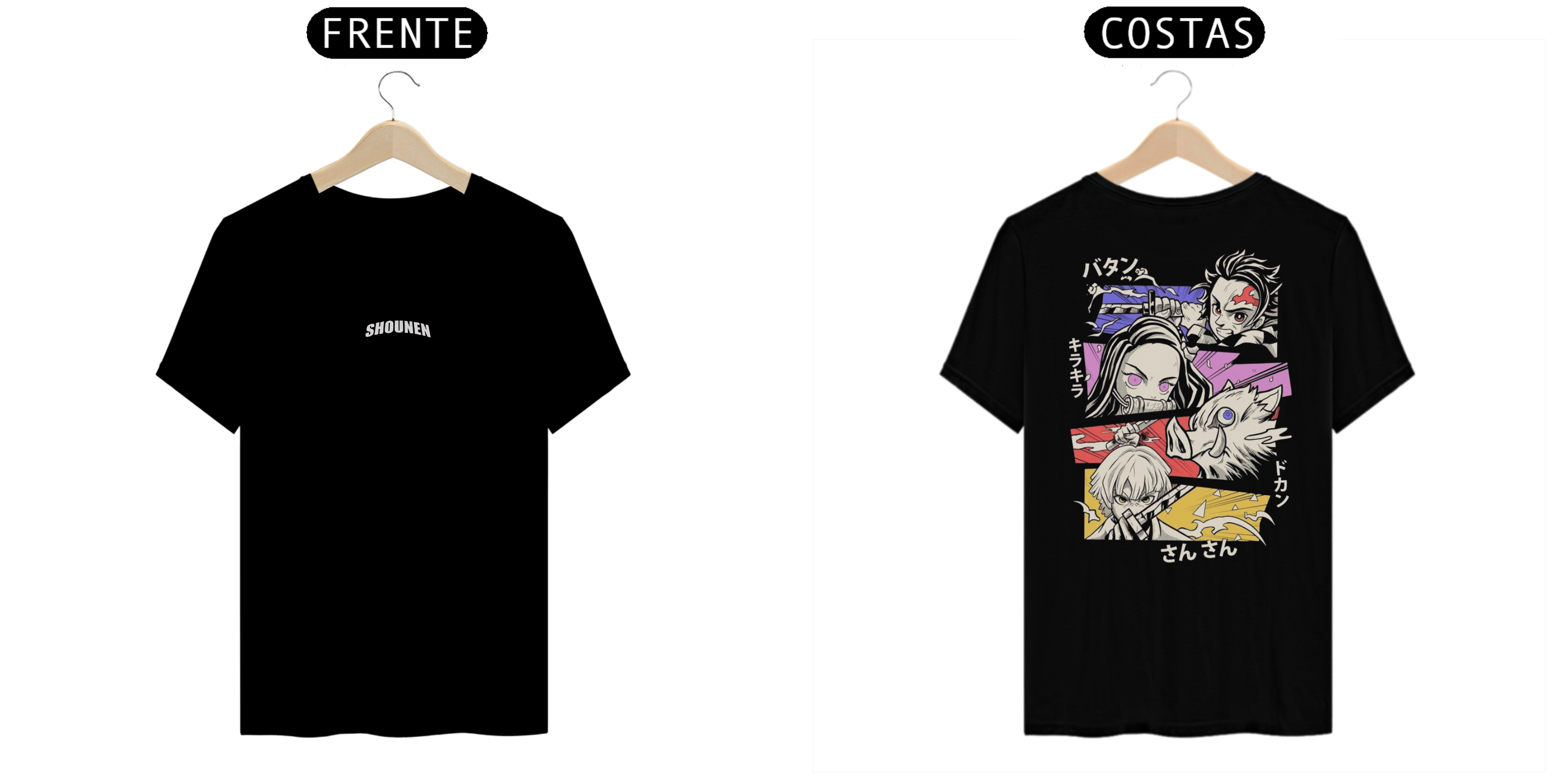 Camisa T-shirt Premiun - kimetsu no yaiba