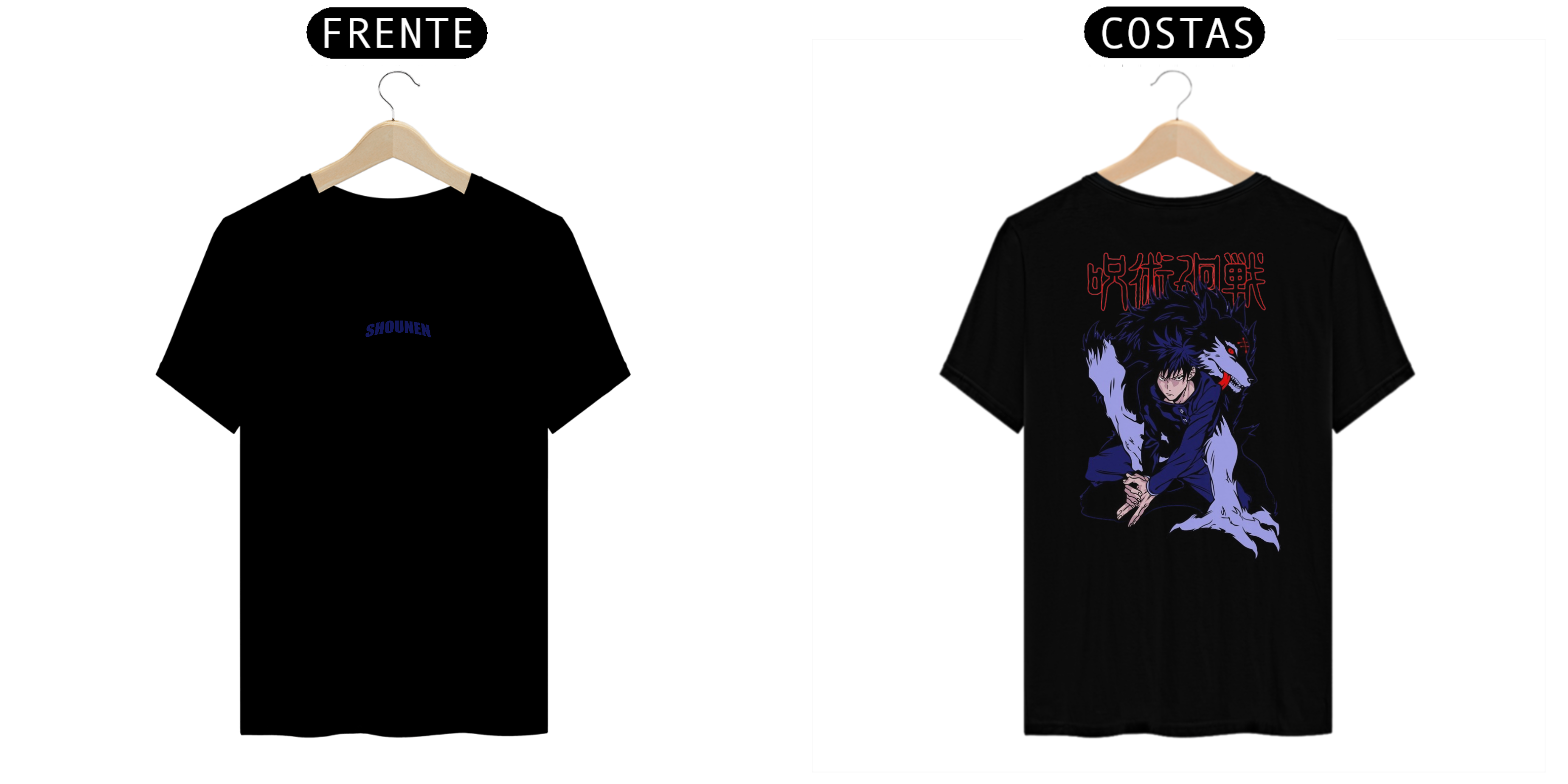 Camisa T-shirt Premiun - Megumi Fushiguro (Jujutsu Kaisen)