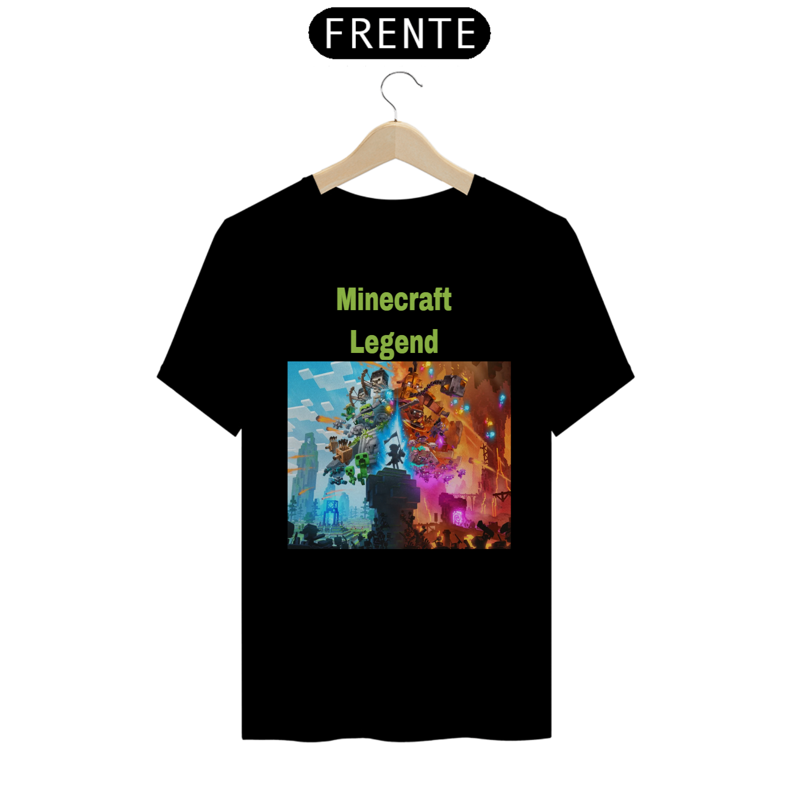 Camisa do Minecraft Legend