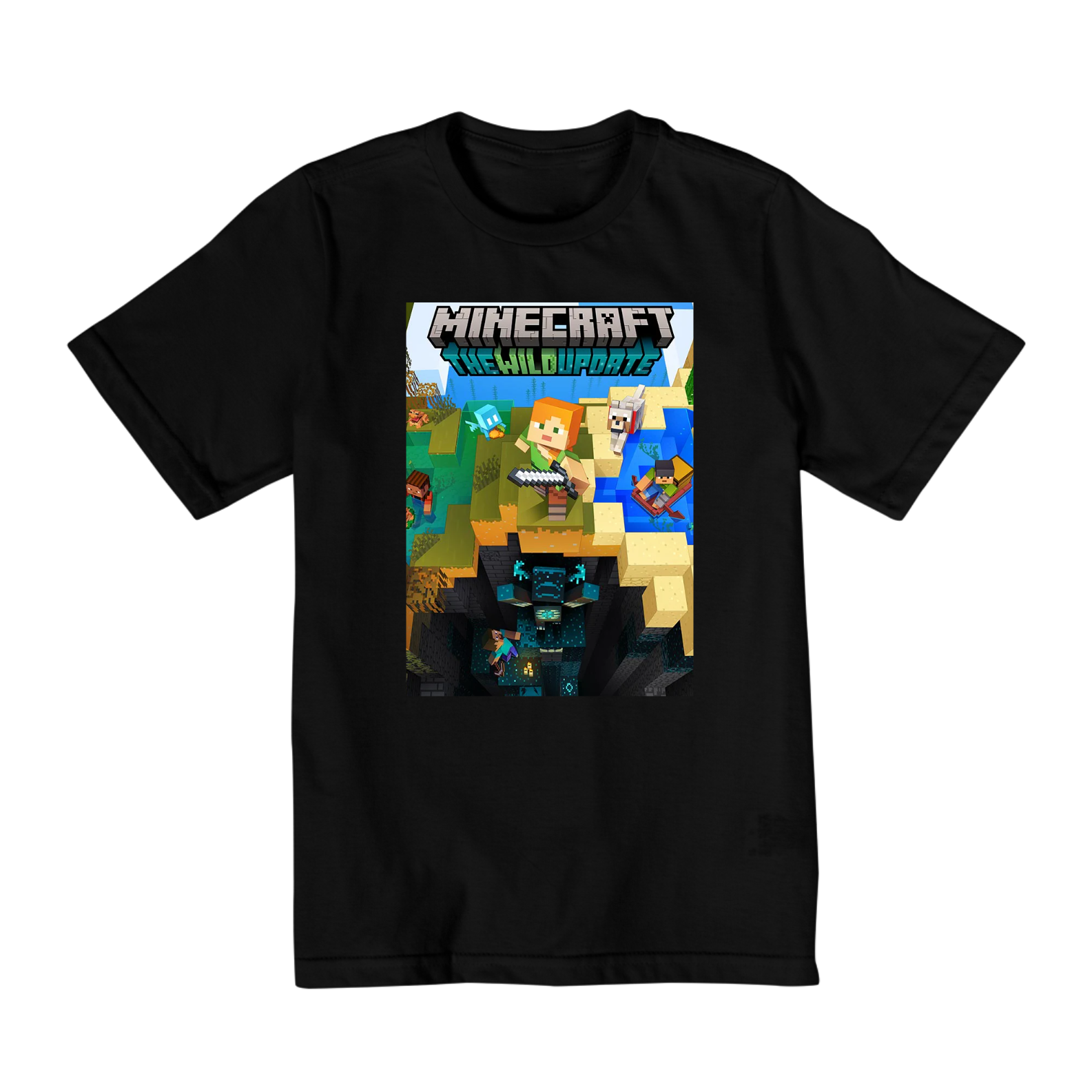 camisa do Warden do Minecraft