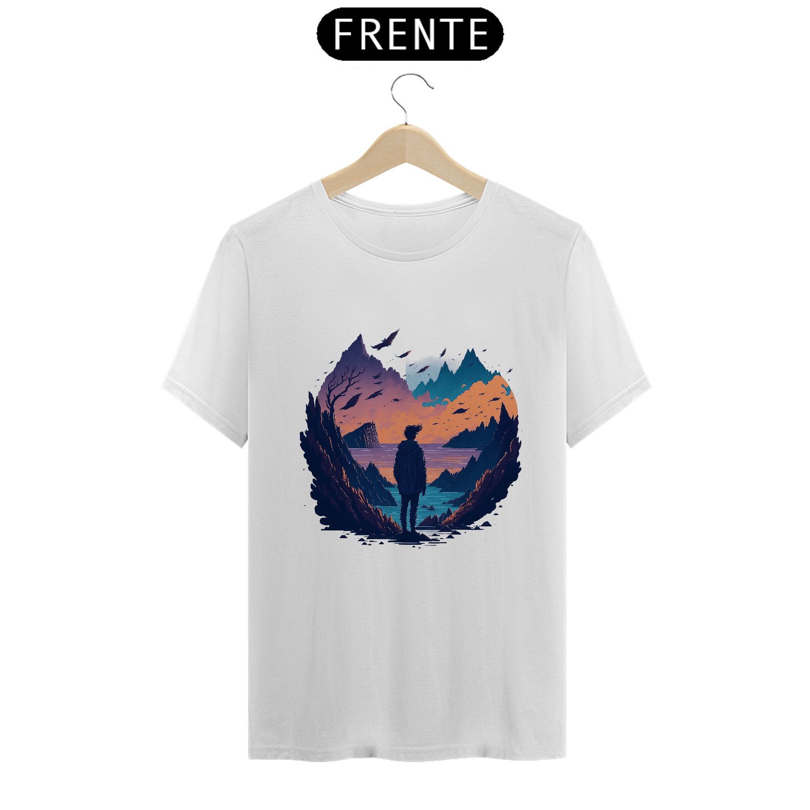 Camisa T-Shirt Clássica Masculino 