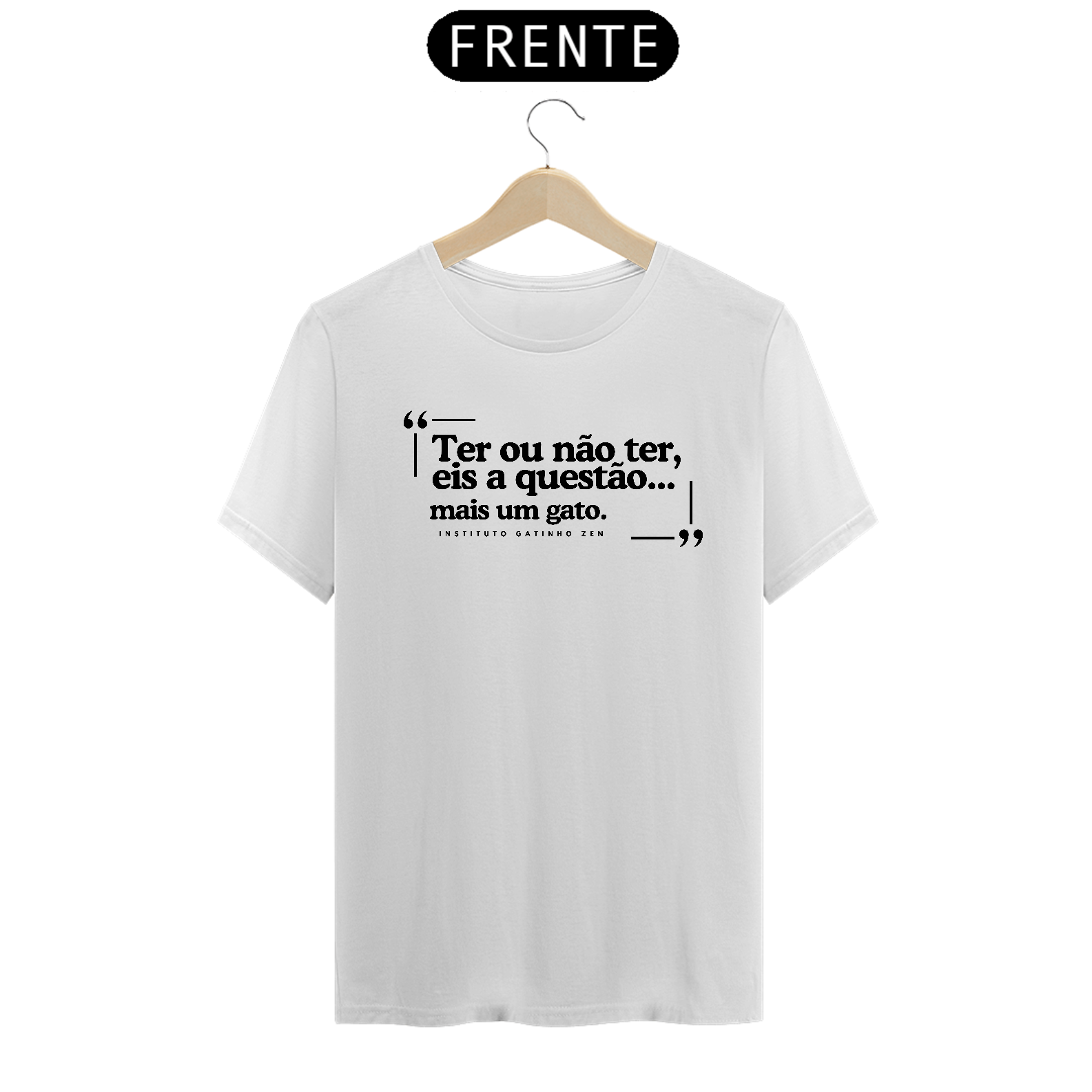 Camiseta Unisex - Ter ou não ter mais um gato