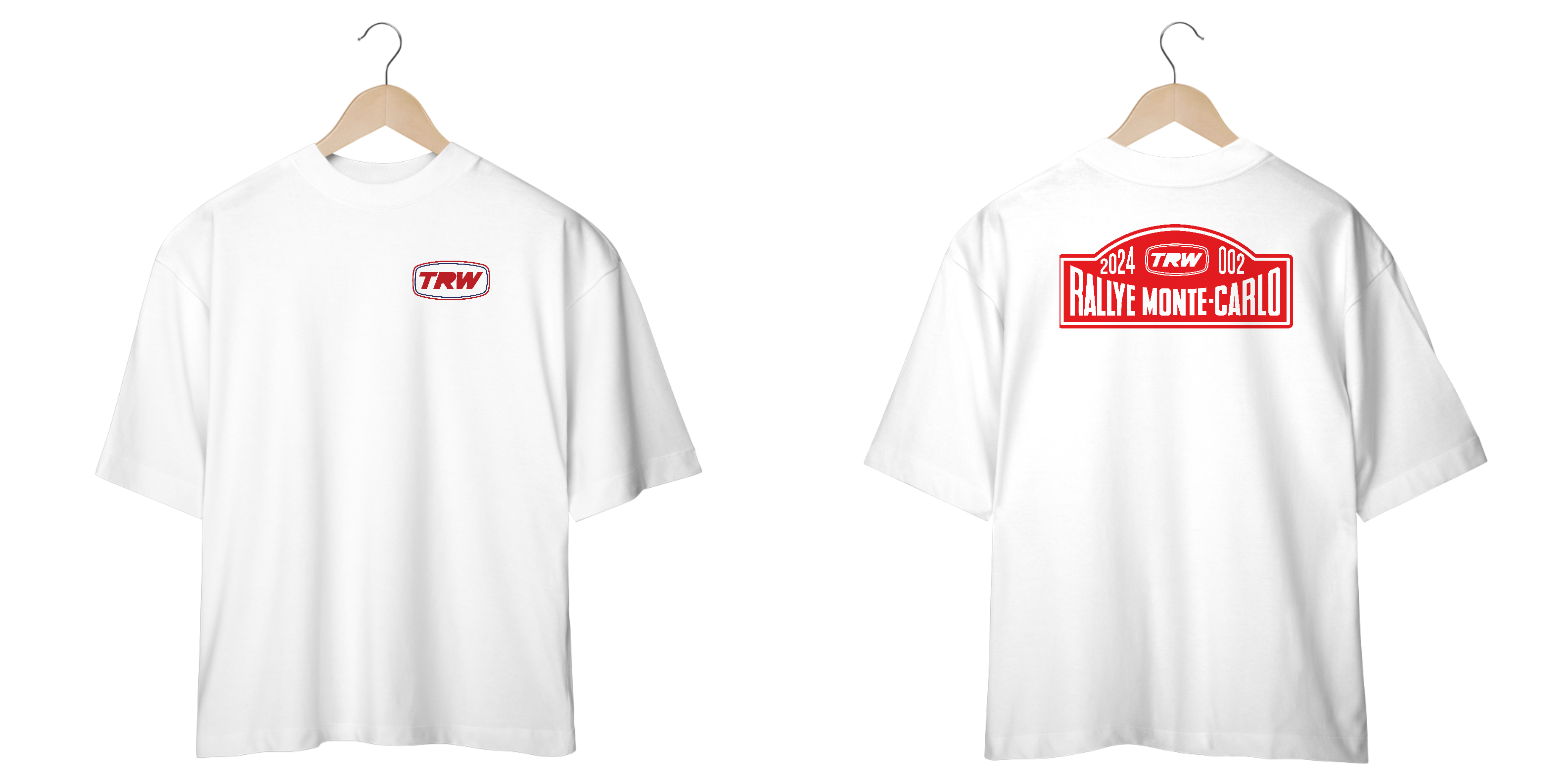 Camiseta Oversized Montecarlo - Frente e Costas