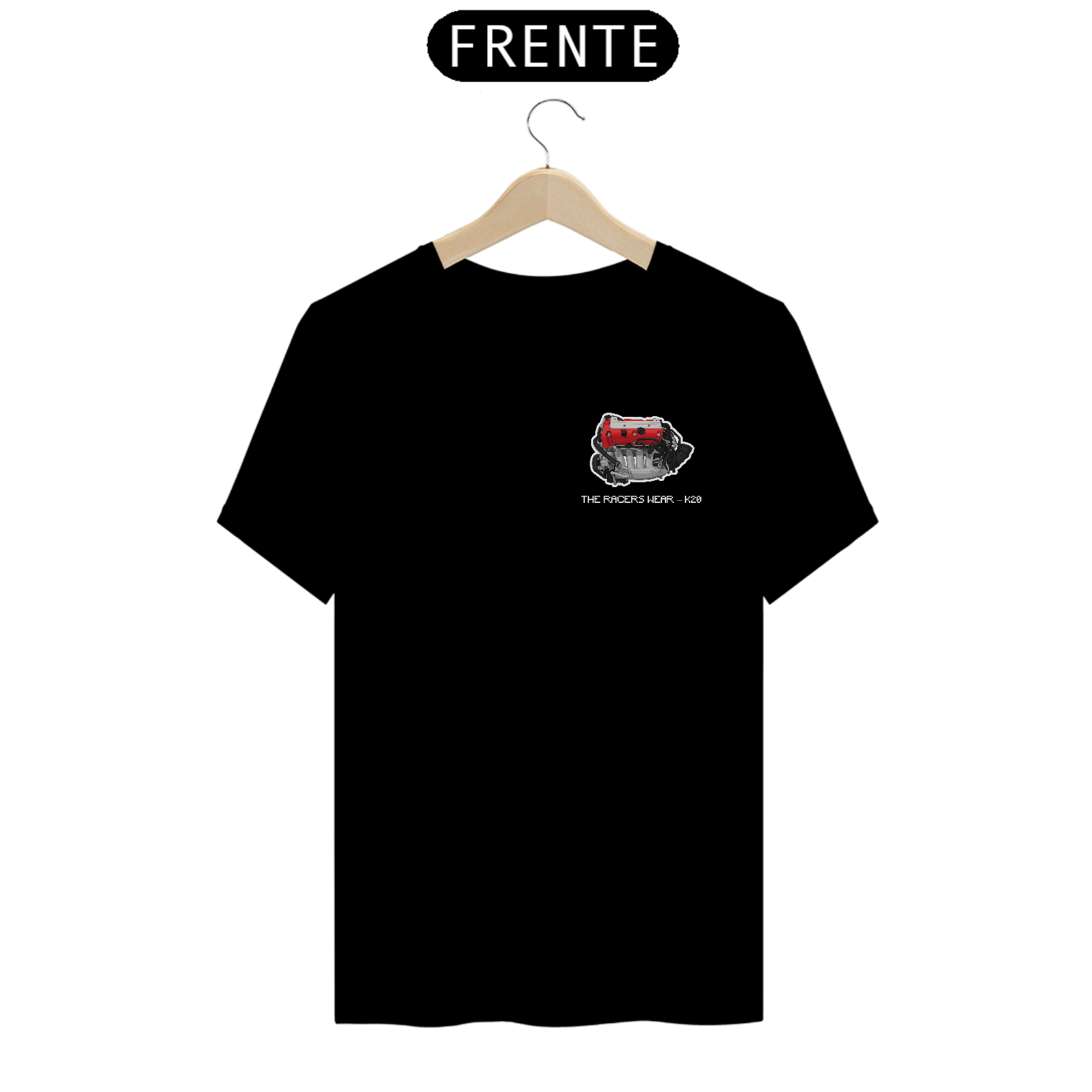 Camiseta K20 | Frente - Preta