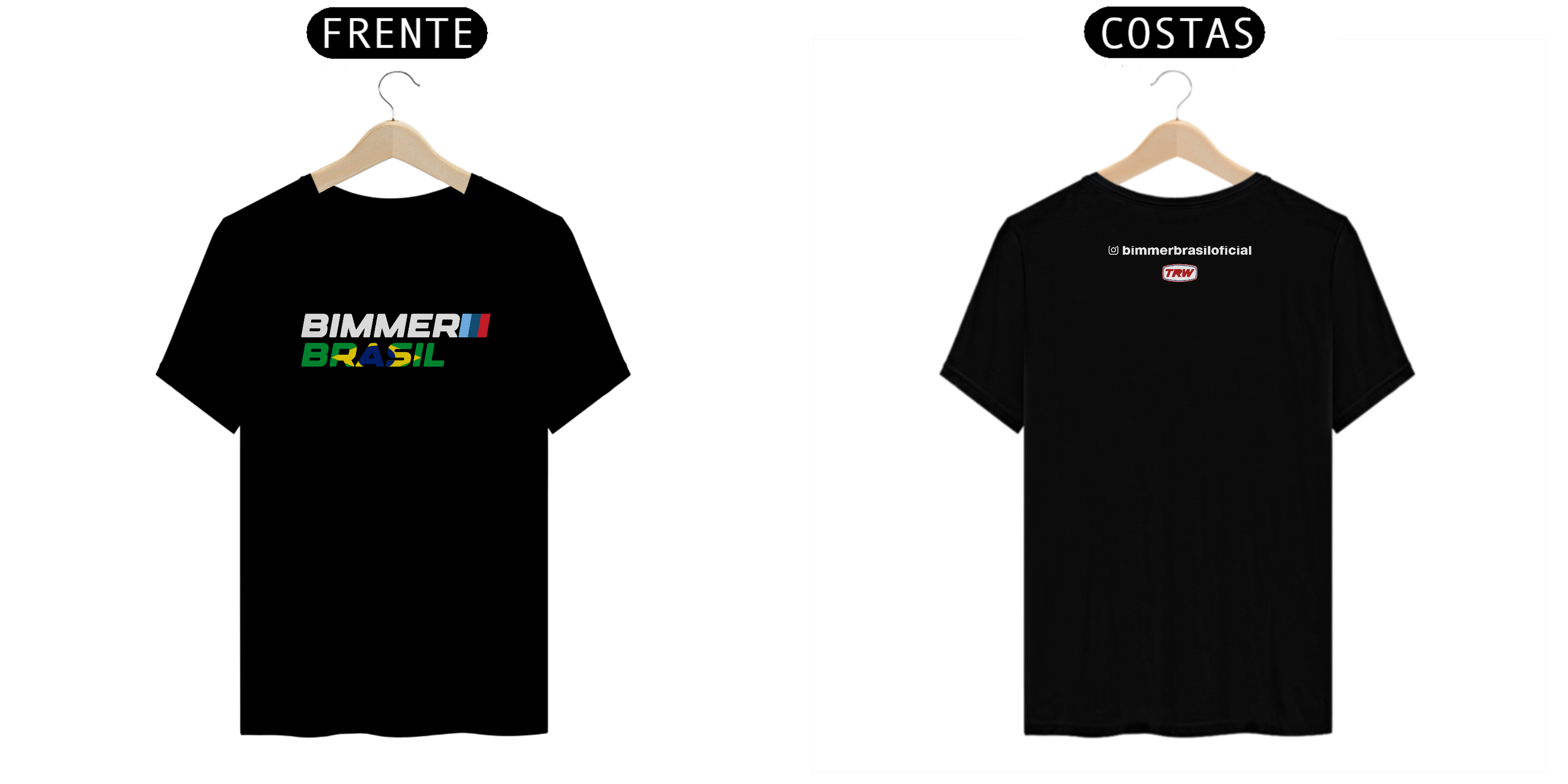 Camiseta Bimmer Brasil  - Frente e Verso