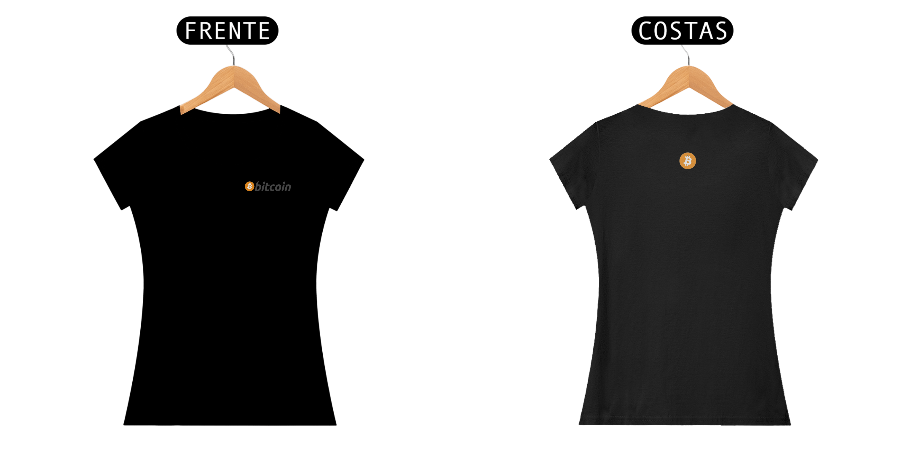 Camiseta Feminina Bitcoin