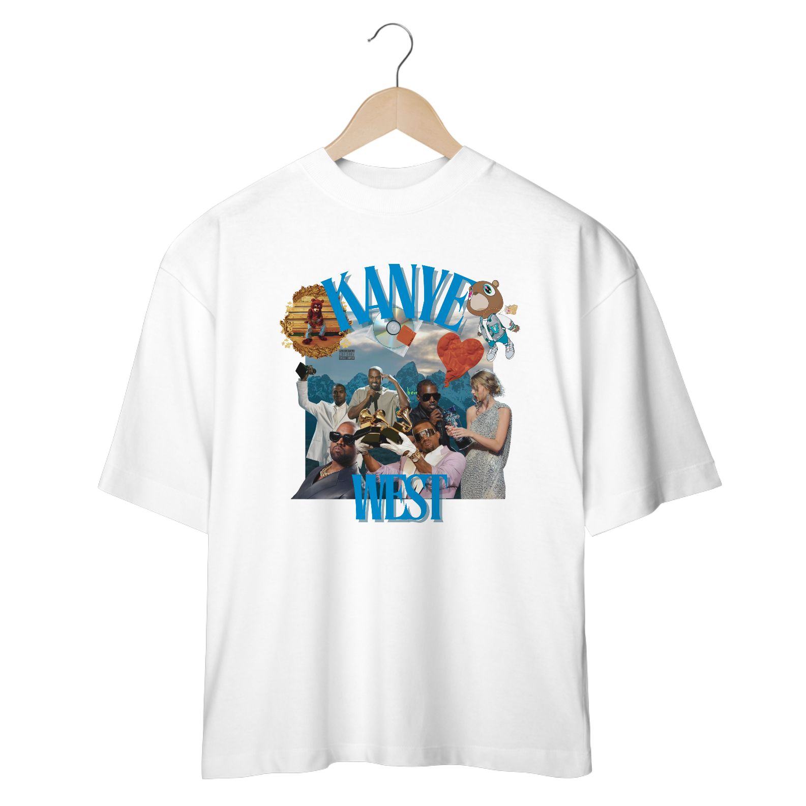 Camiseta Oversized - Kanye West