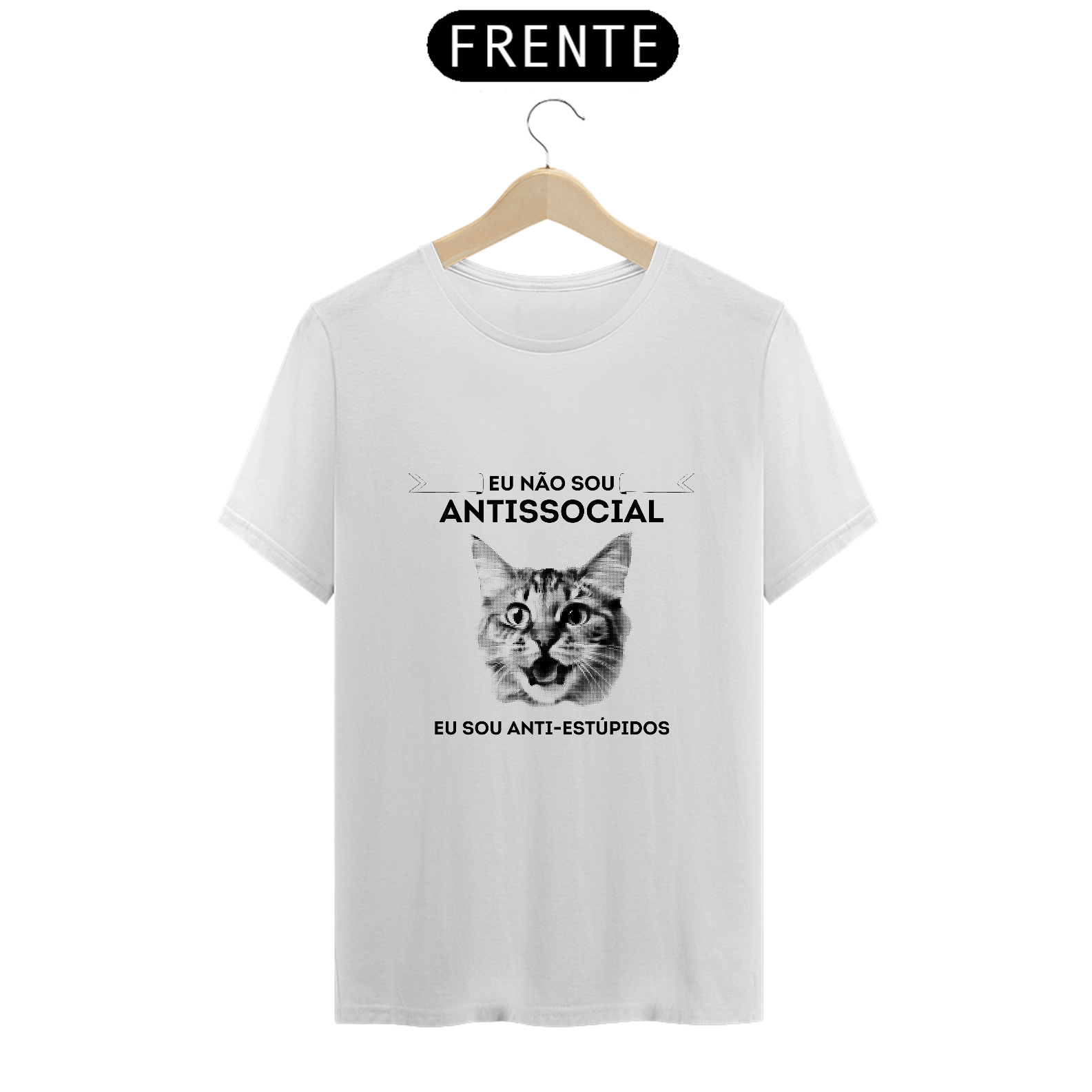 Camiseta - Eu Não Sou Antissocial