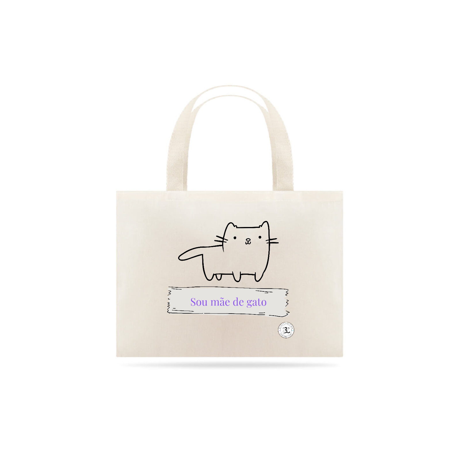 Nome do produto: Ecobag - Sou mãe de gato