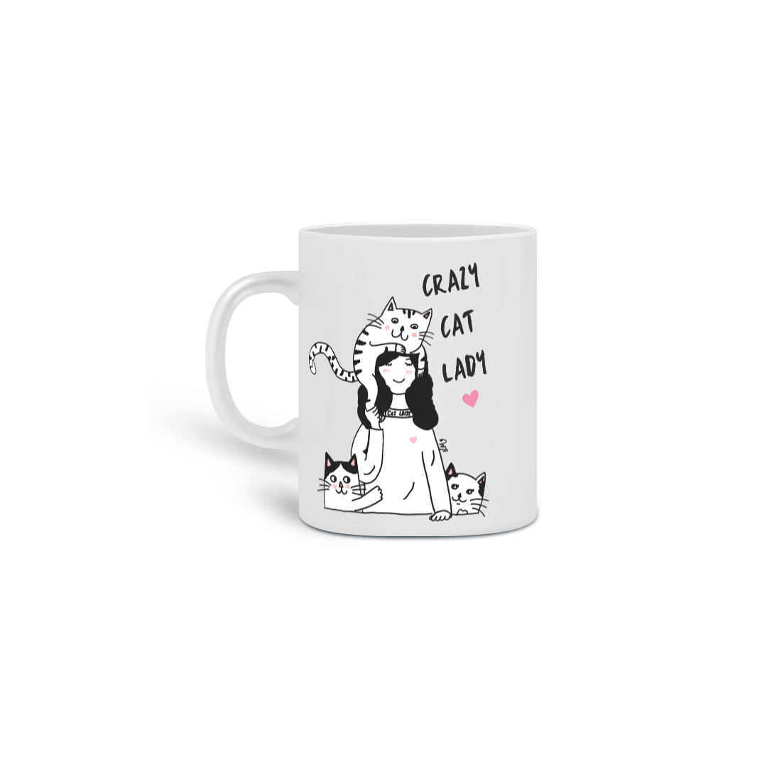 Caneca - Crazy Cat Lady