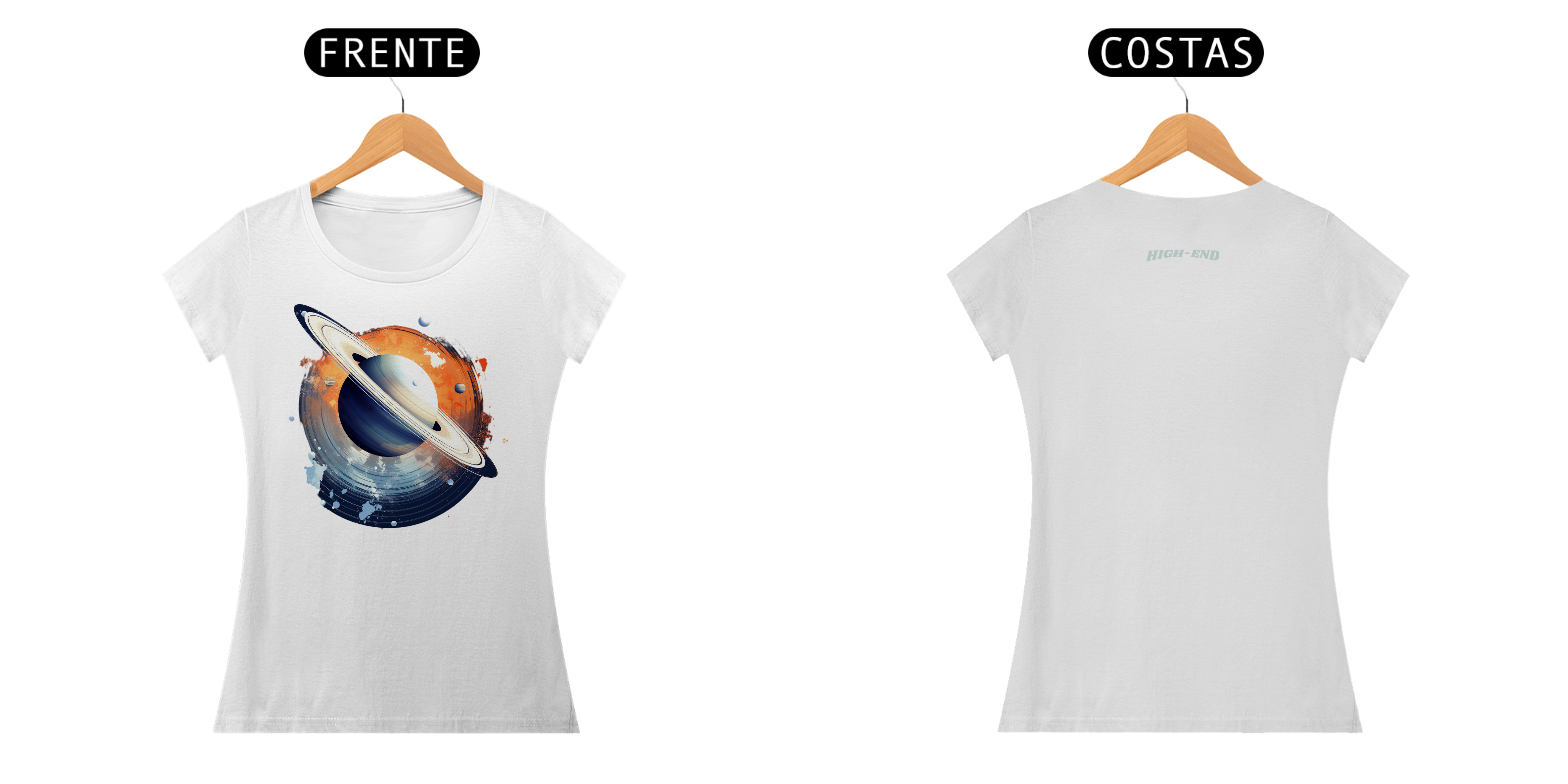 Camiseta Baby Long Classic Saturn