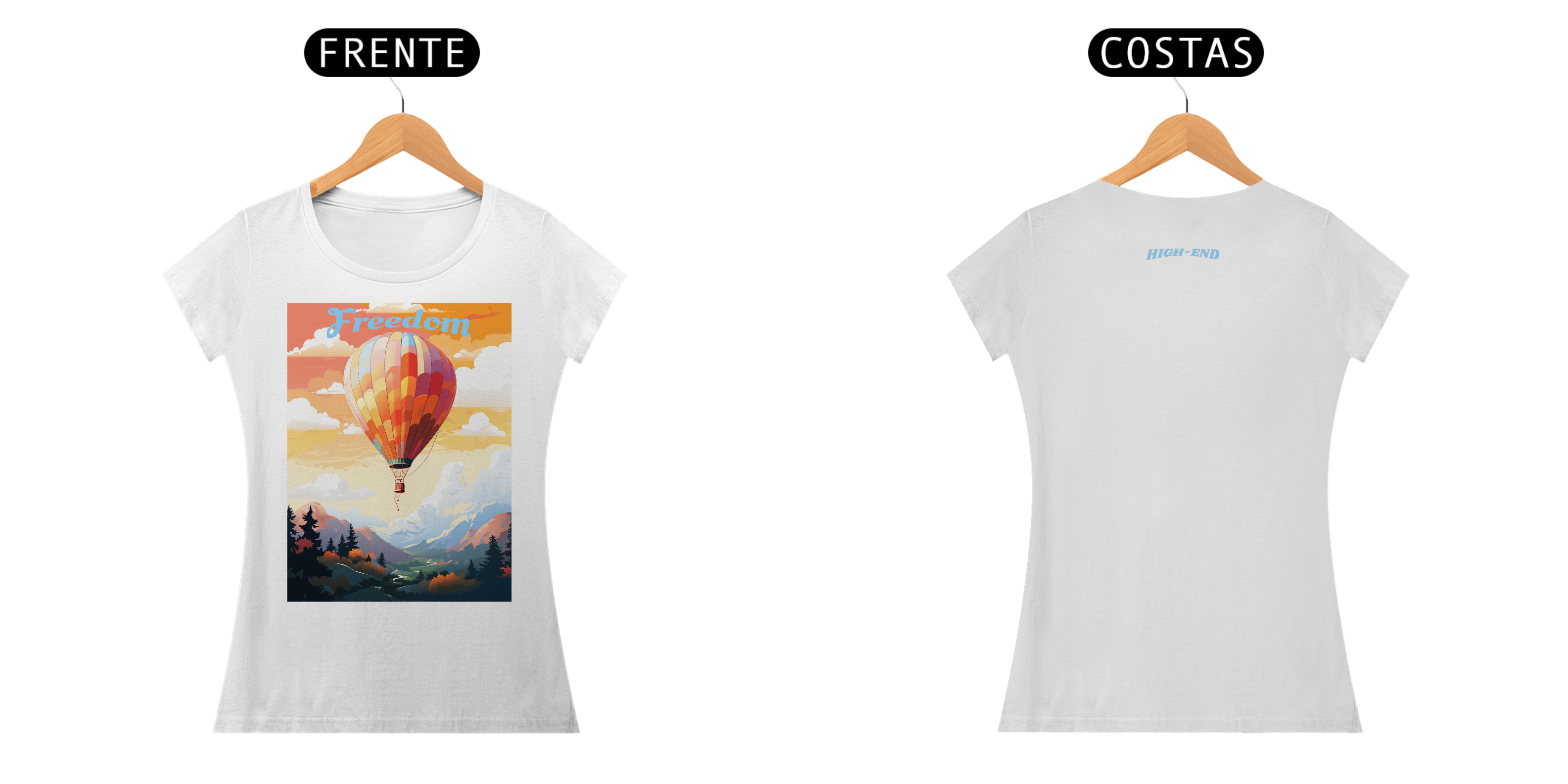 Camiseta Baby Long Classic Freedom