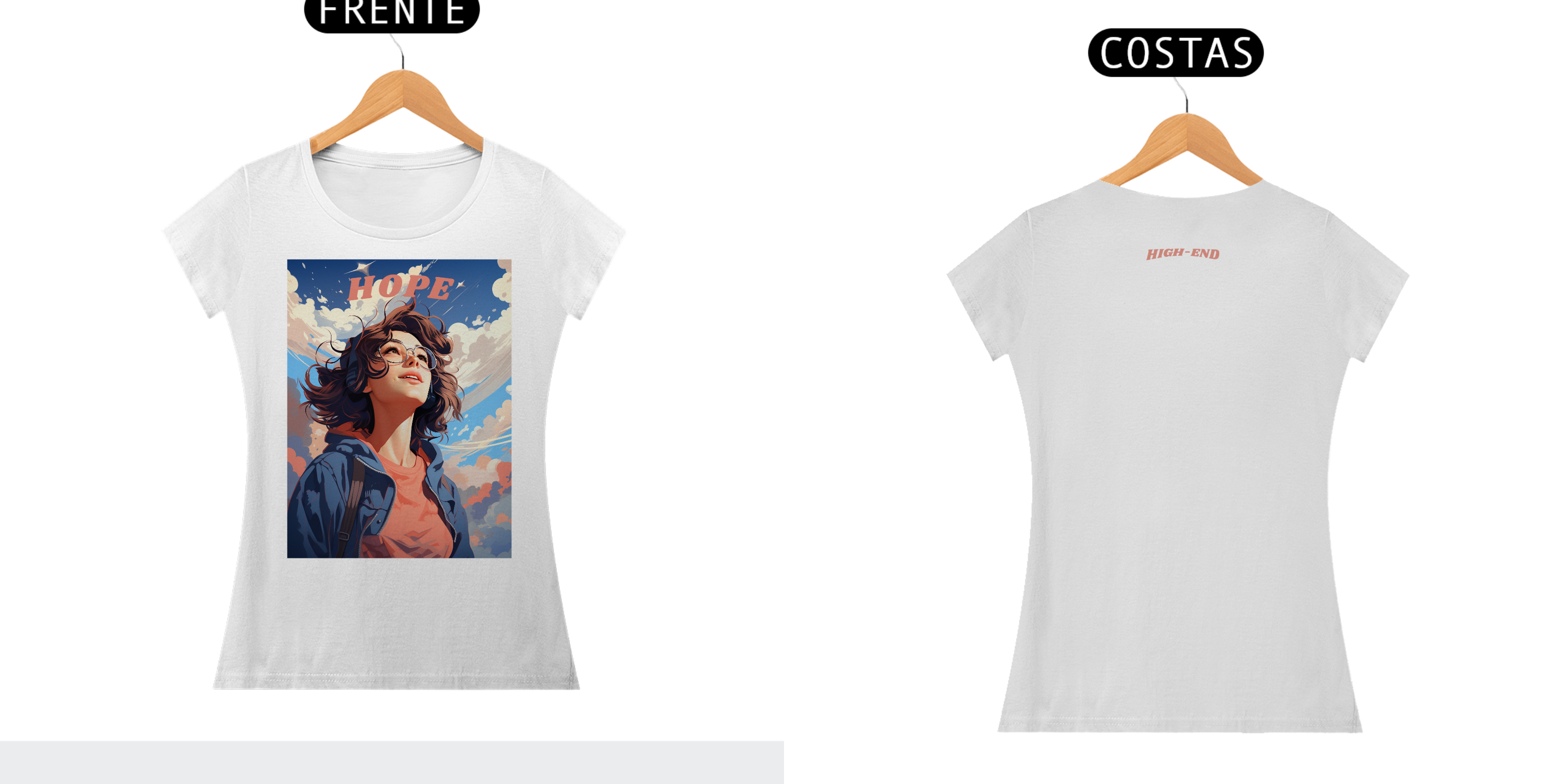 Camiseta Baby Long Classic Hope