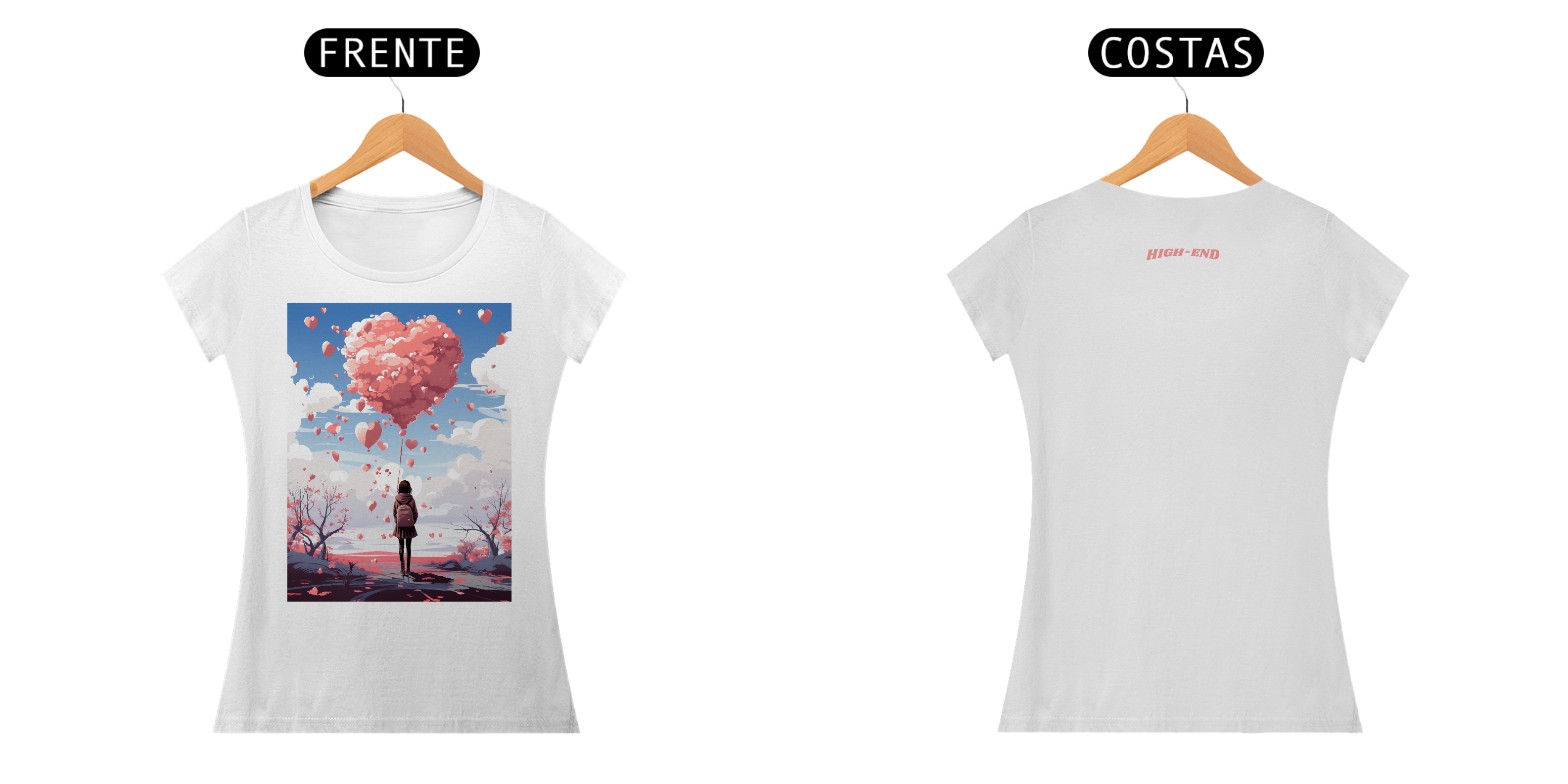 Camiseta Baby Long Classic Feelings