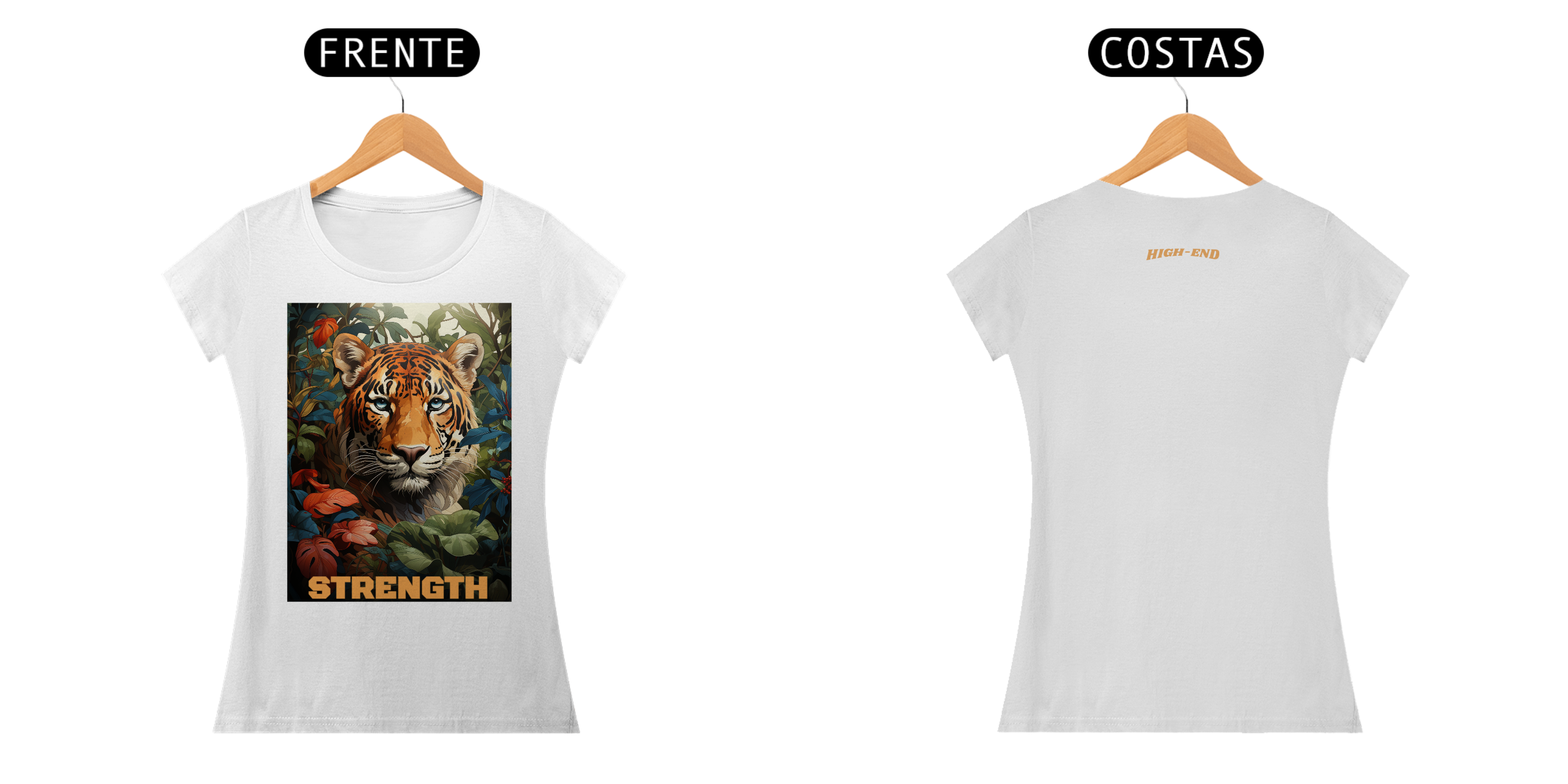 Camiseta Baby Long Classic Strength