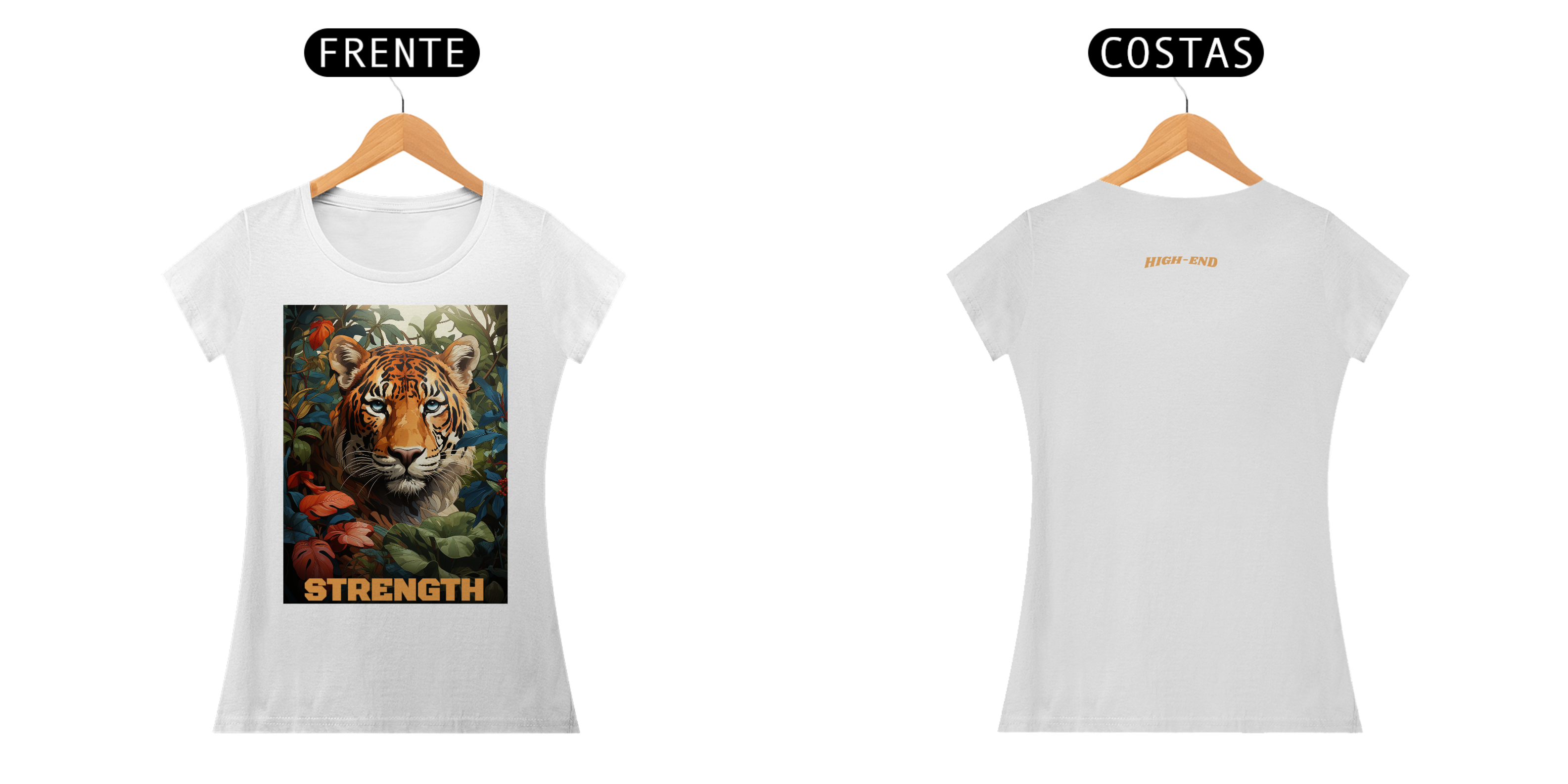 Camiseta Baby Long Quality Strength