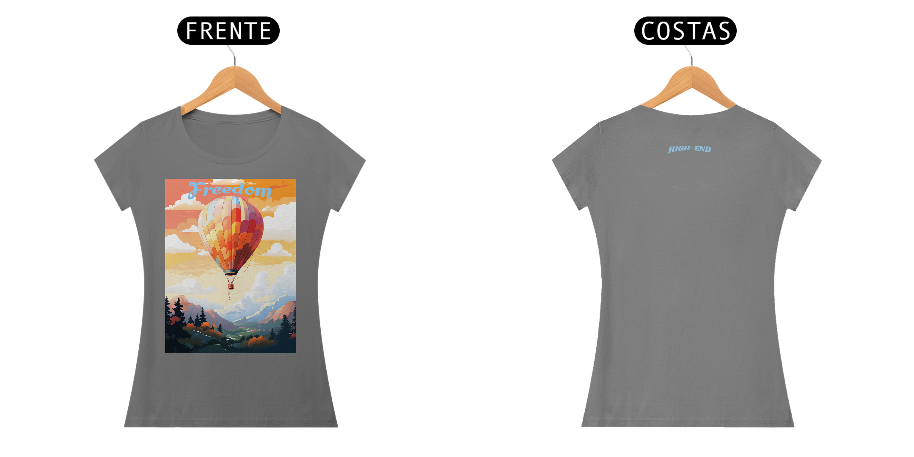 Camiseta Estonada Baby Long Freedom