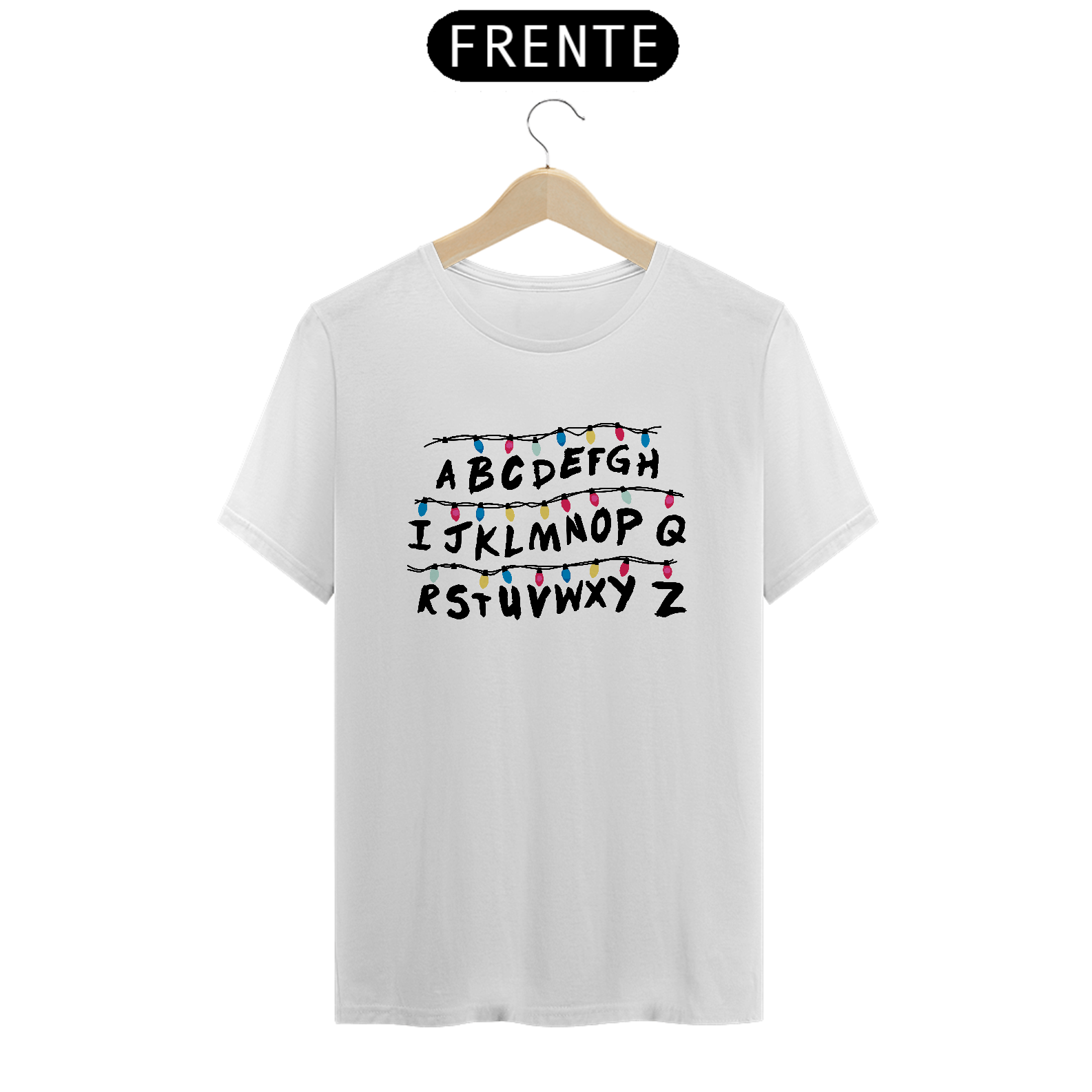 T-SHIRT ALFABETO STRANGER THINGS