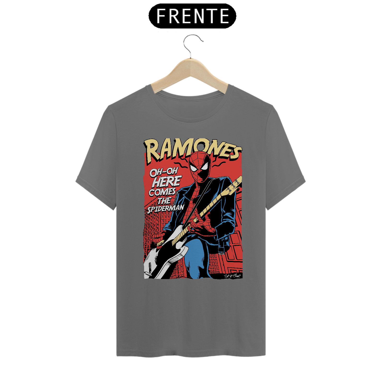 T-SHIRT RAMONES – HOMEM ARANHA ESTONADA